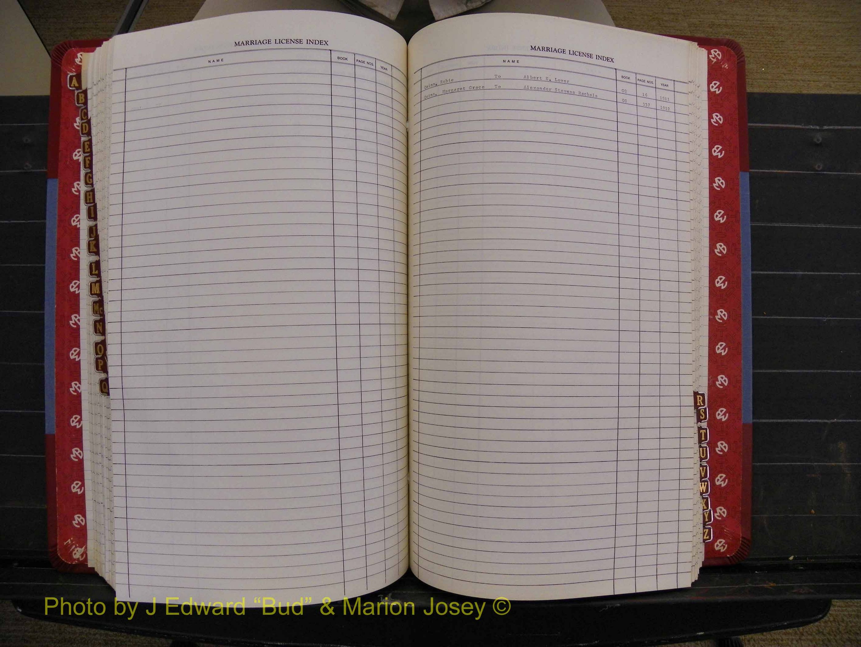 Richmond Marriages 1903-1912, Index Q (279).JPG