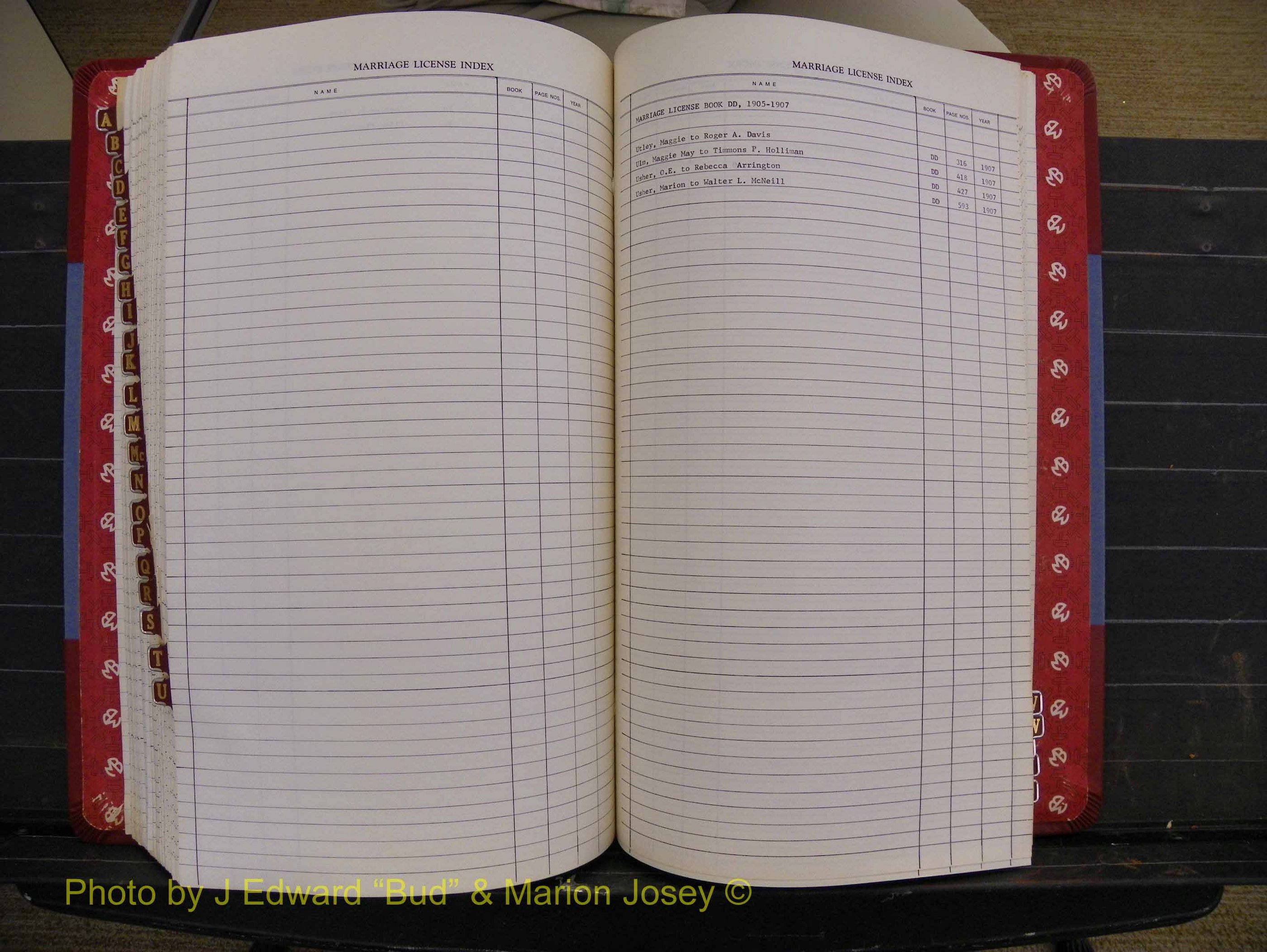 Richmond Marriages 1903-1912, Index U (320).JPG
