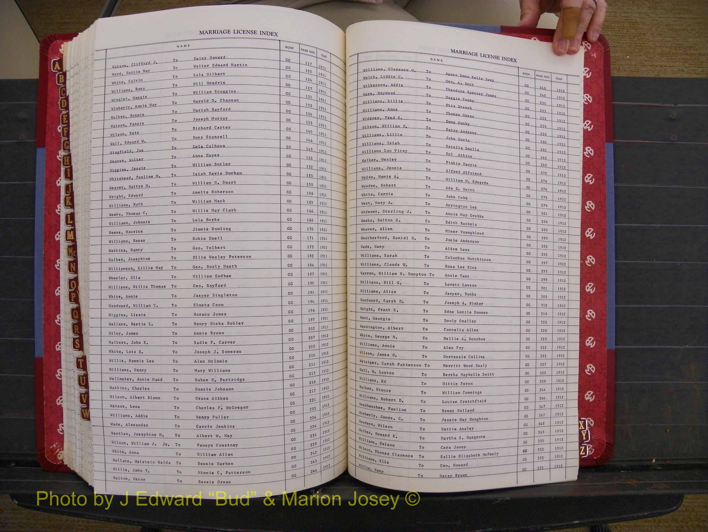 Richmond Marriages 1903-1912, Index W (347).JPG