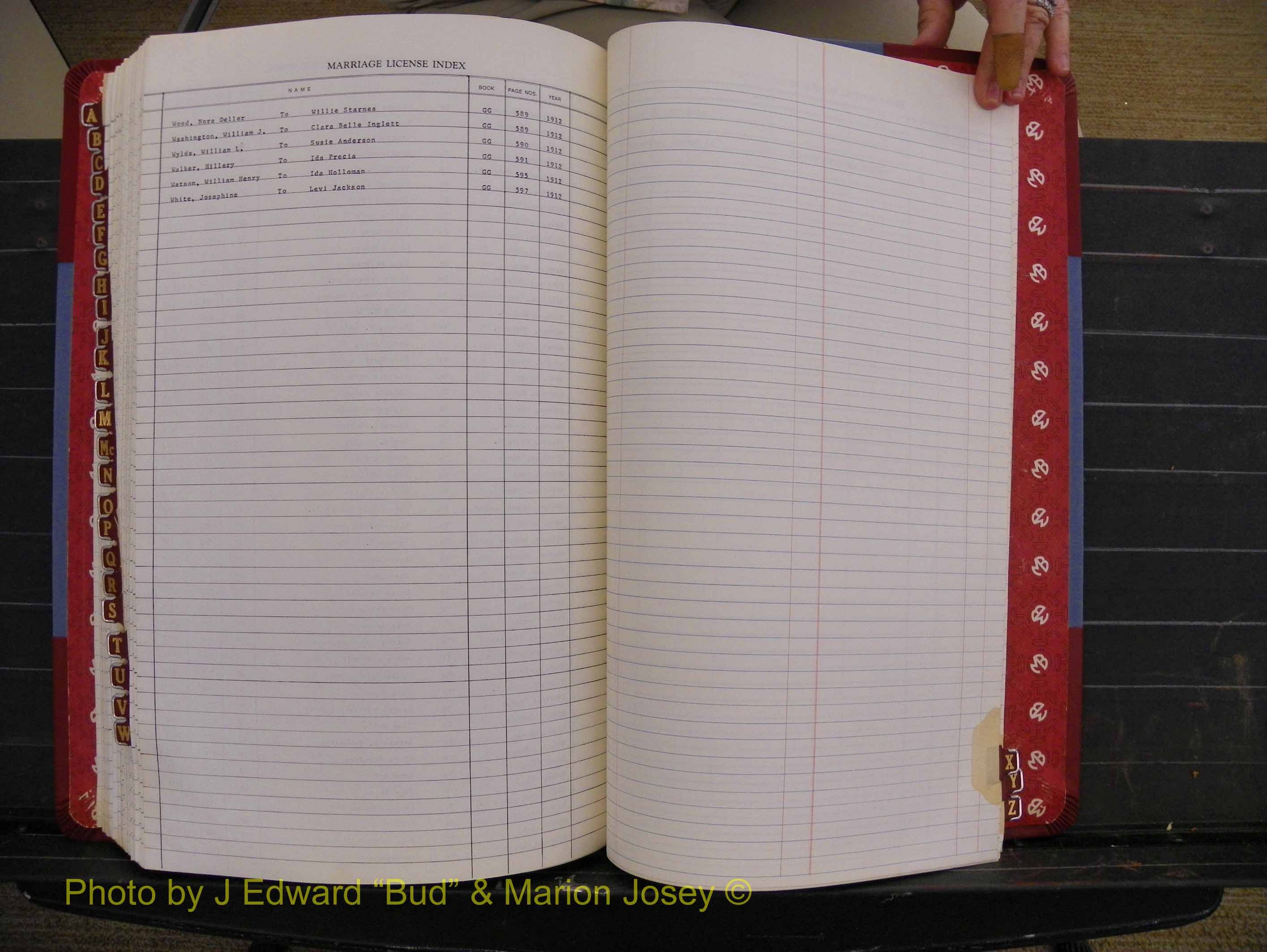 Richmond Marriages 1903-1912, Index W (349).JPG