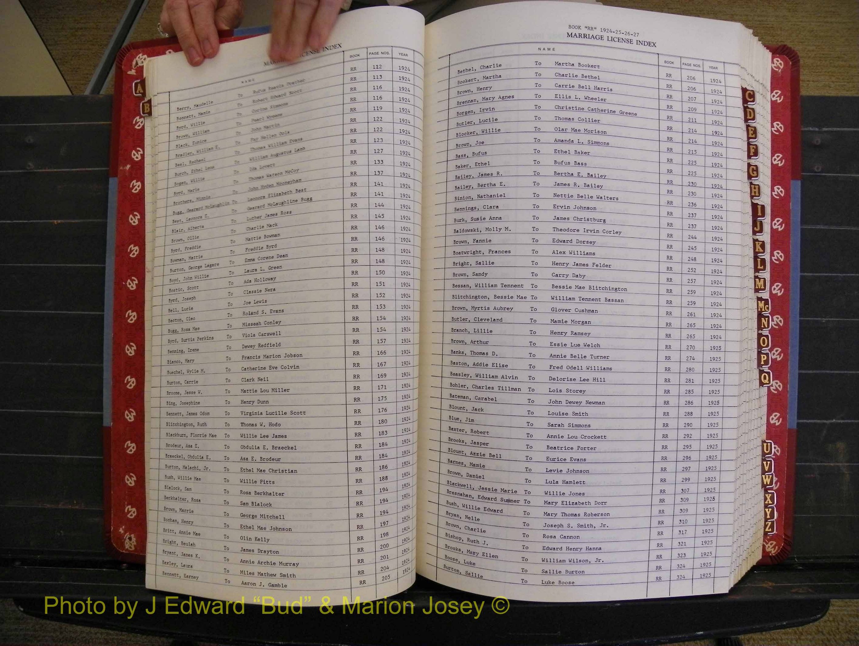 Richmond Marriages 1919-1942, Index B (132).JPG