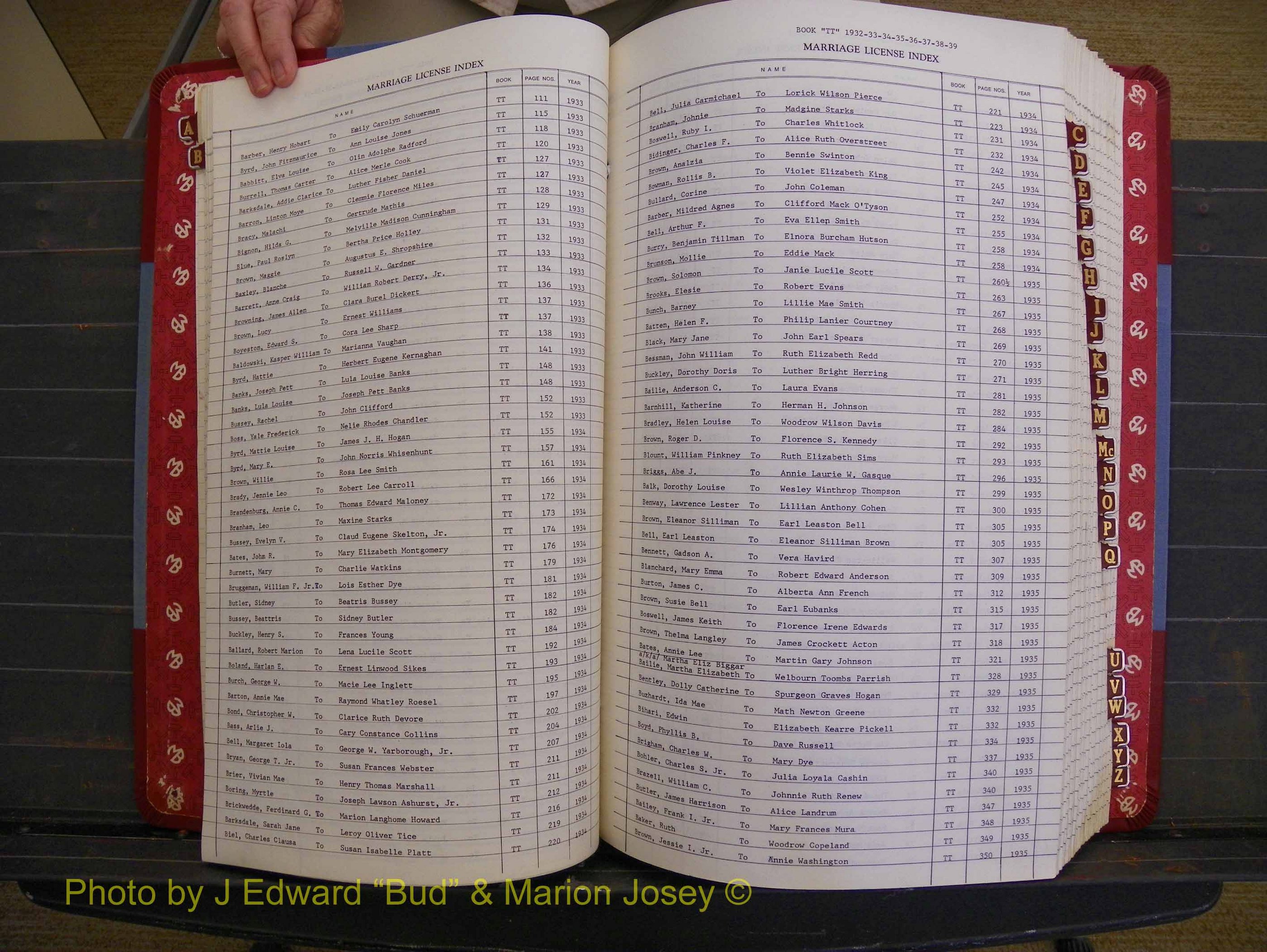 Richmond Marriages 1919-1942, Index B (139).JPG