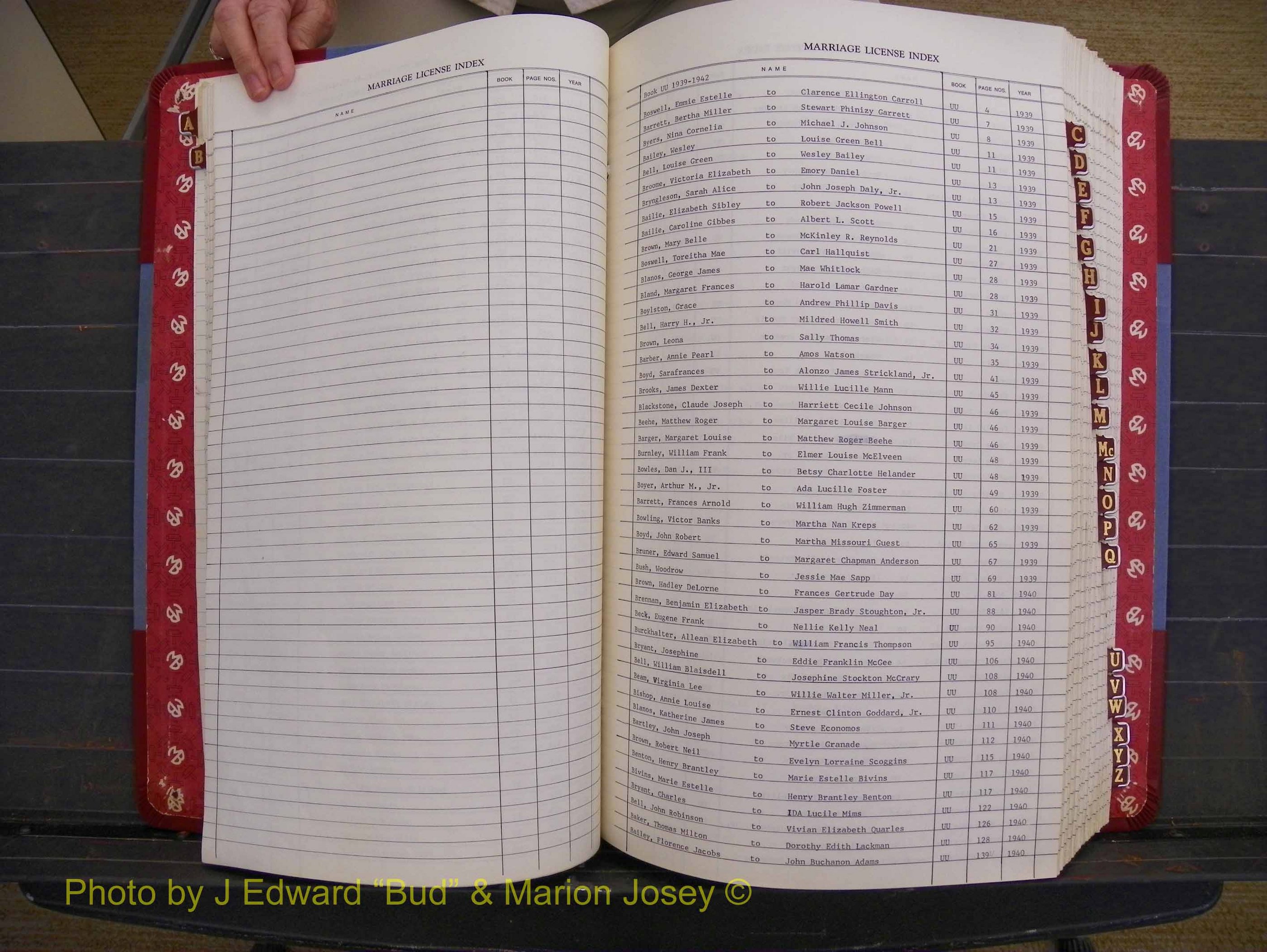 Richmond Marriages 1919-1942, Index B (143).JPG