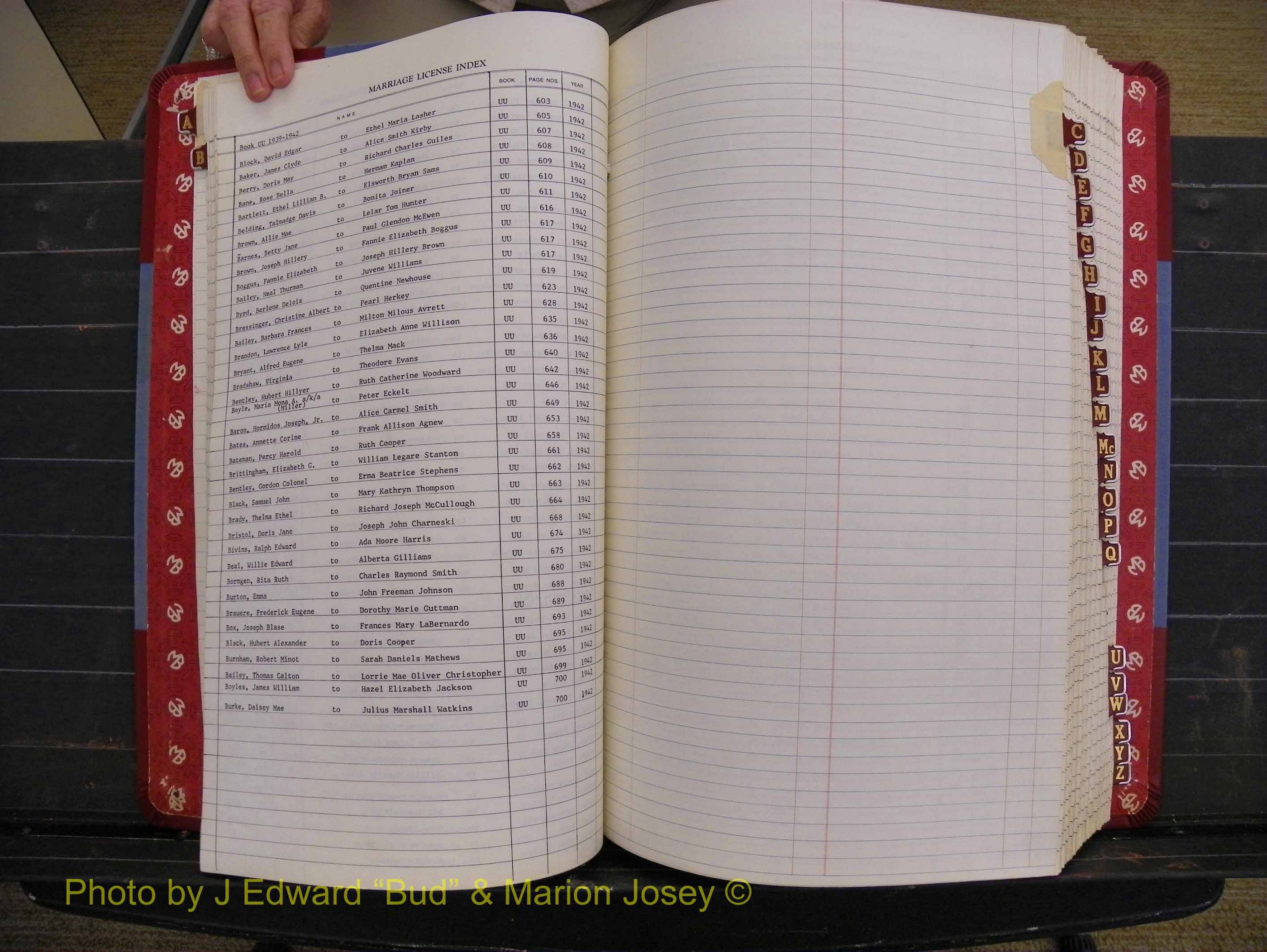 Richmond Marriages 1919-1942, Index B (146).JPG