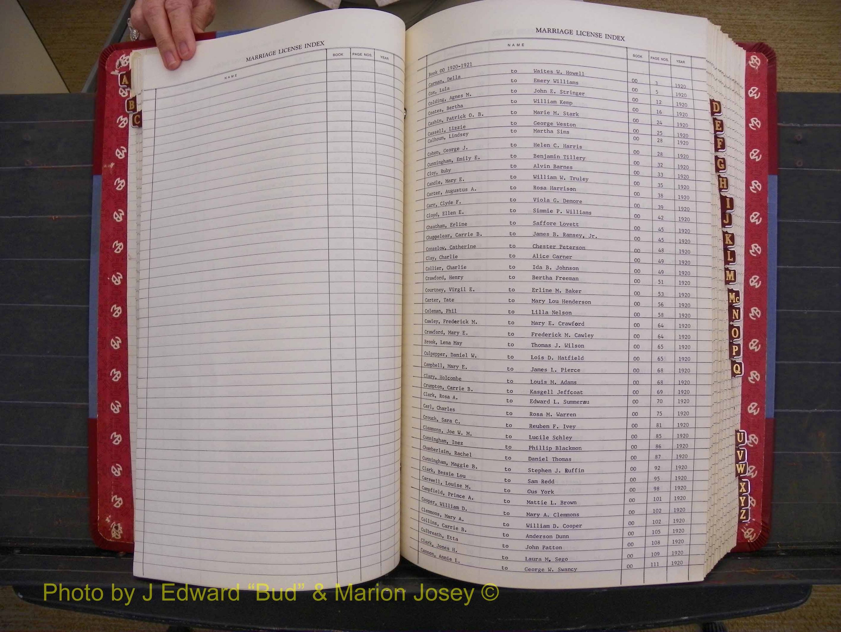 Richmond Marriages 1919-1942, Index C (151).JPG