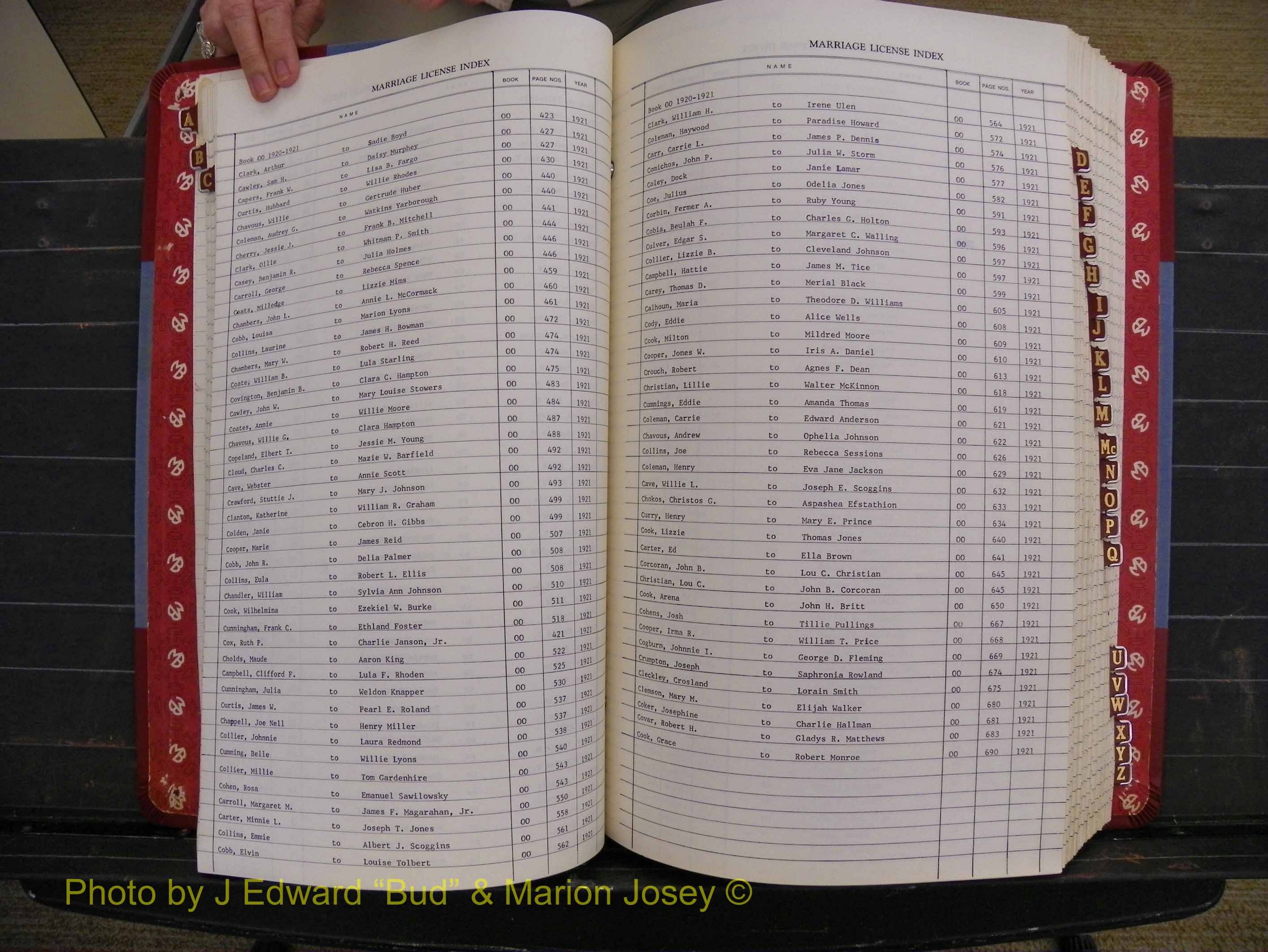 Richmond Marriages 1919-1942, Index C (152).JPG