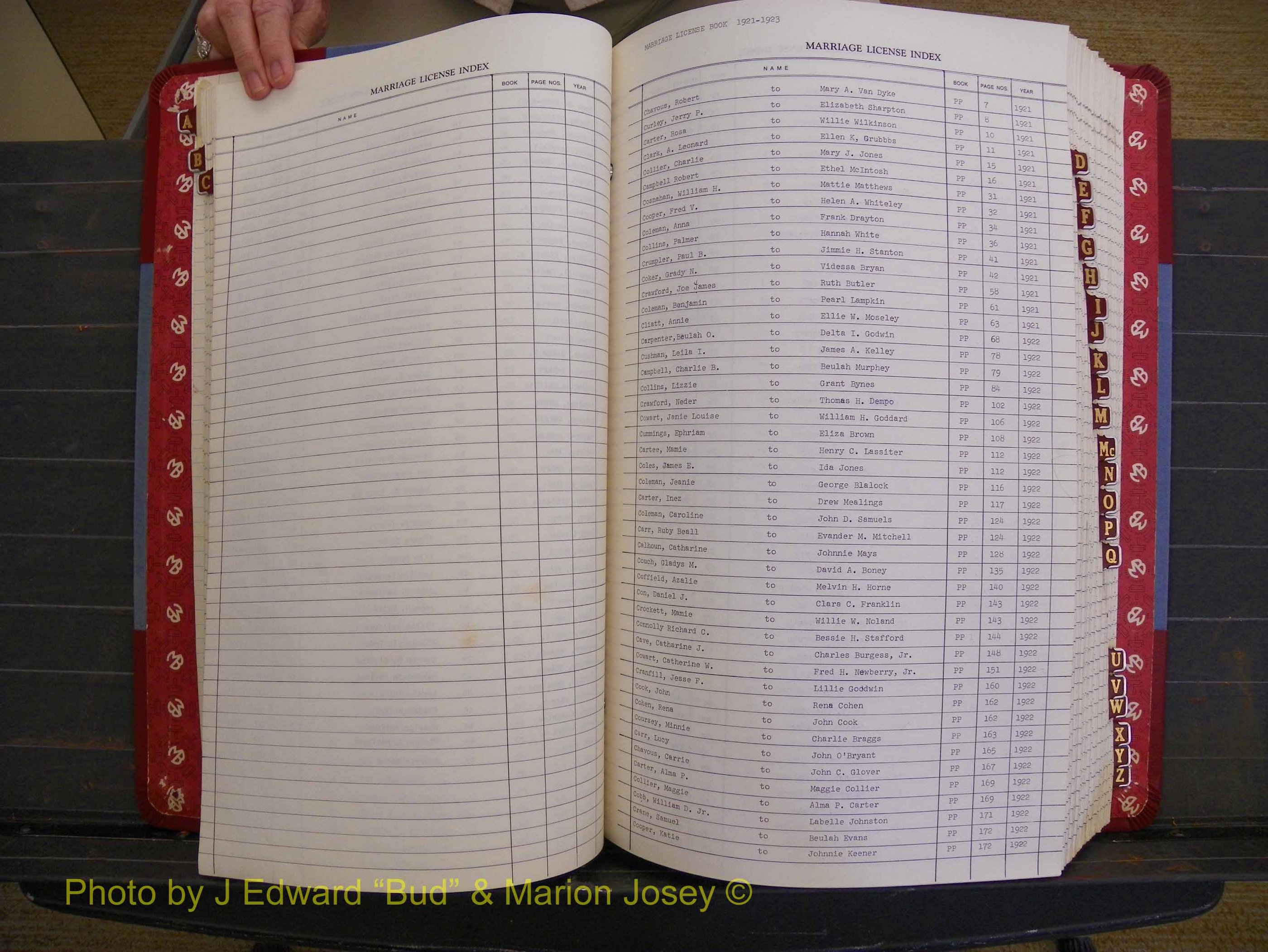 Richmond Marriages 1919-1942, Index C (153).JPG