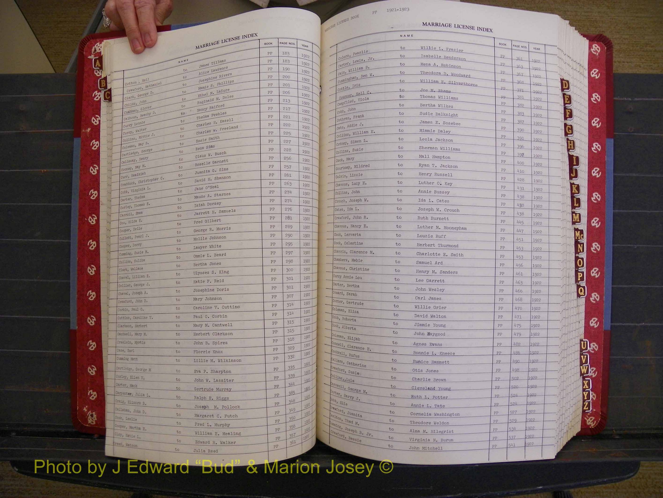Richmond Marriages 1919-1942, Index C (154).JPG