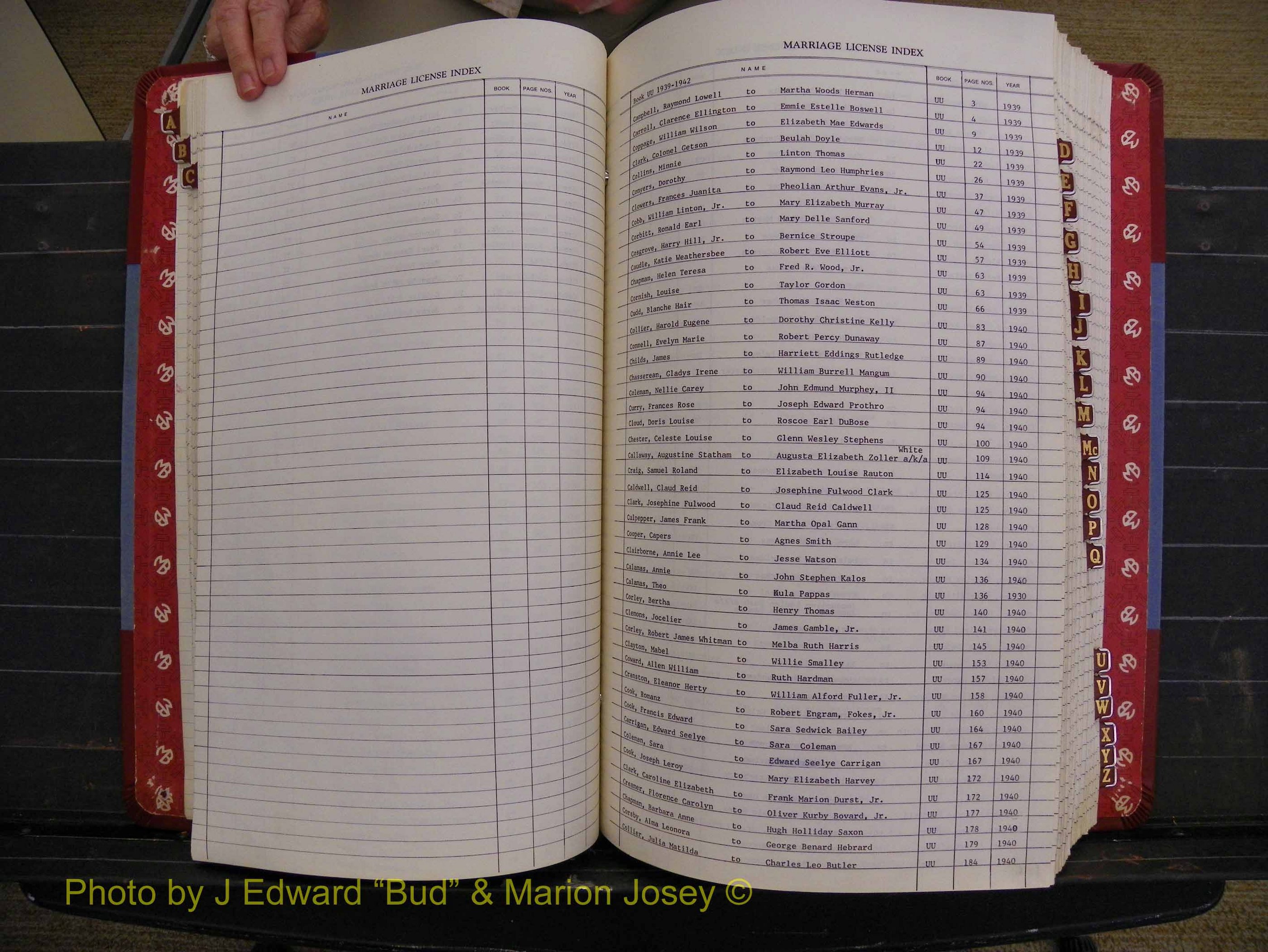 Richmond Marriages 1919-1942, Index C (166).JPG