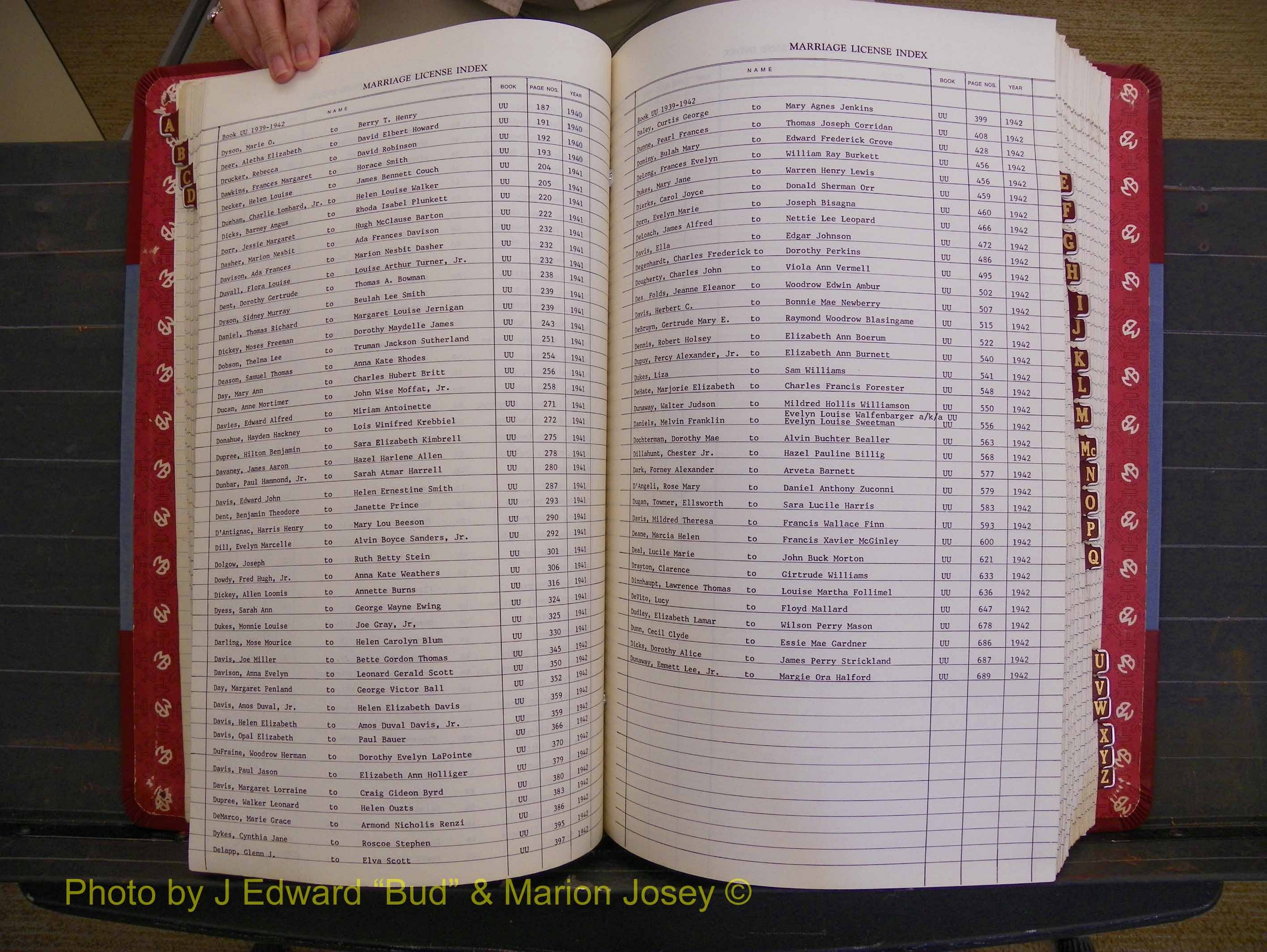 Richmond Marriages 1919-1942, Index D (185).JPG