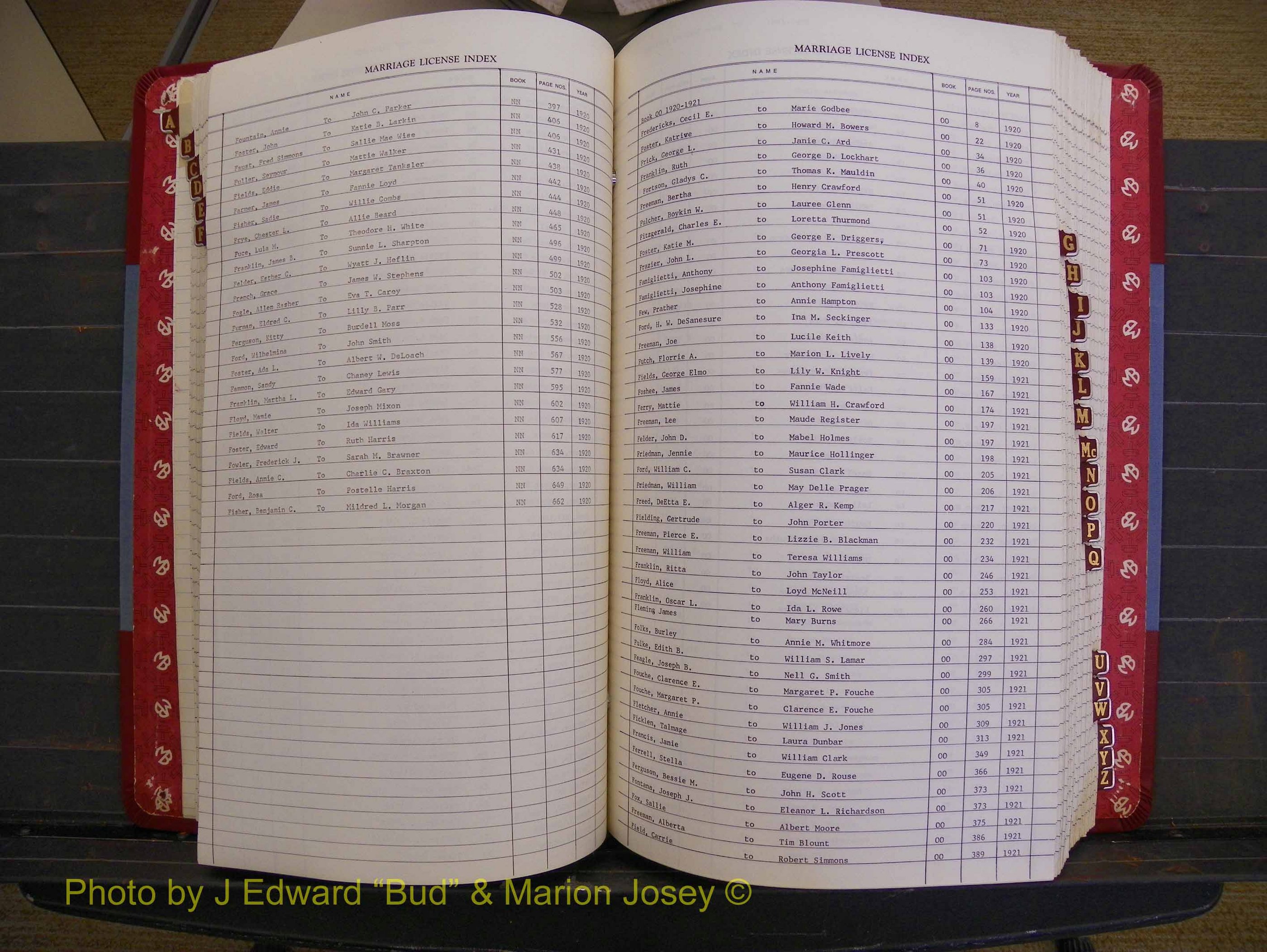 Richmond Marriages 1919-1942, Index F (196).JPG