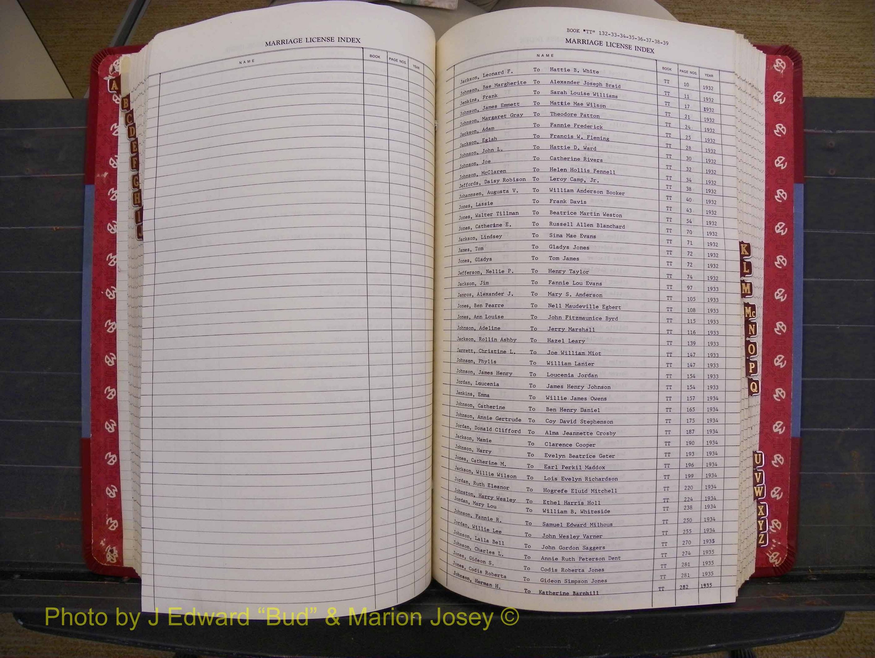 Richmond Marriages 1919-1942, Index J (264).JPG
