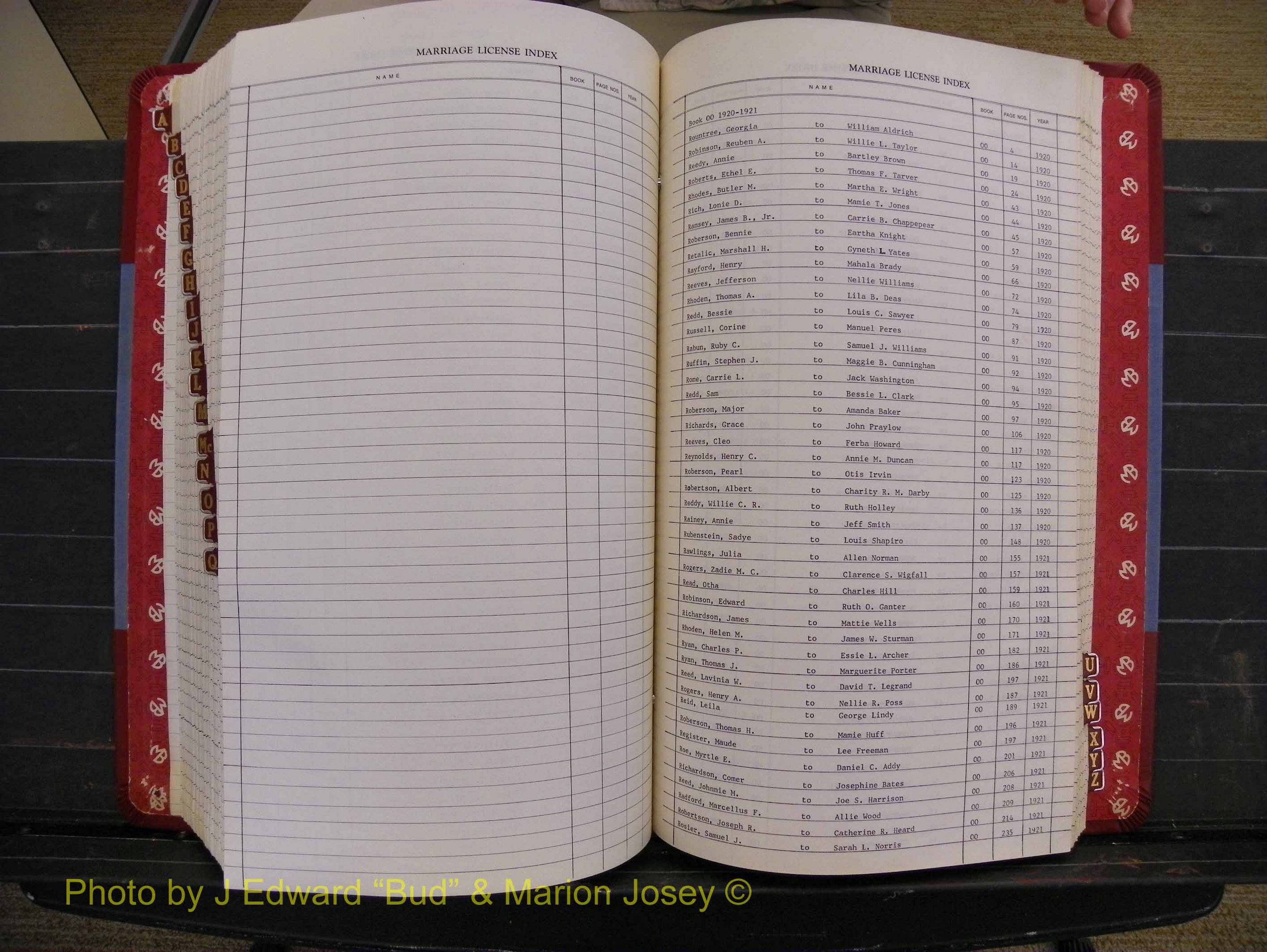 Richmond Marriages 1919-1942, Index R (367).JPG