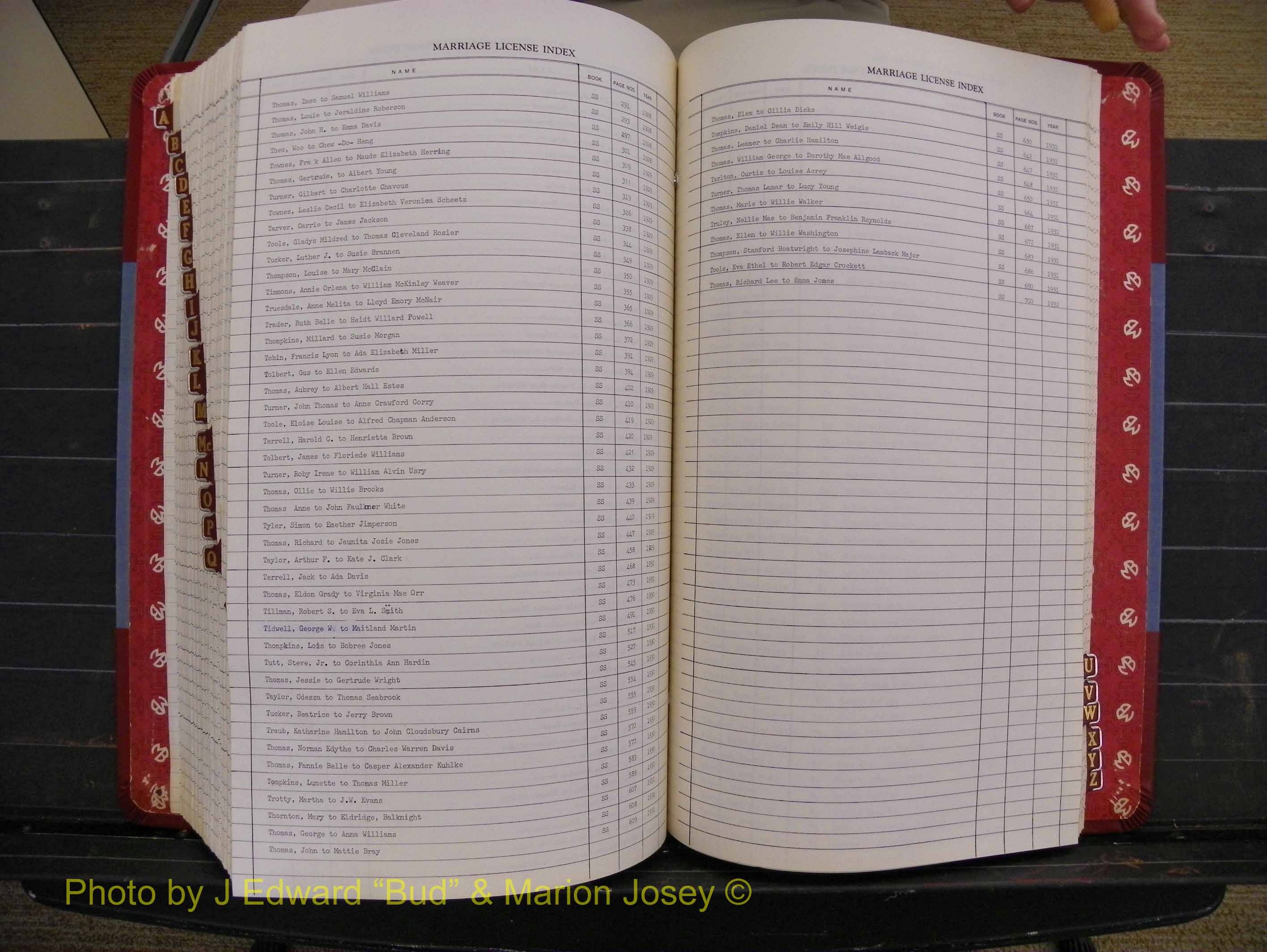 Richmond Marriages 1919-1942, Index T (419).JPG