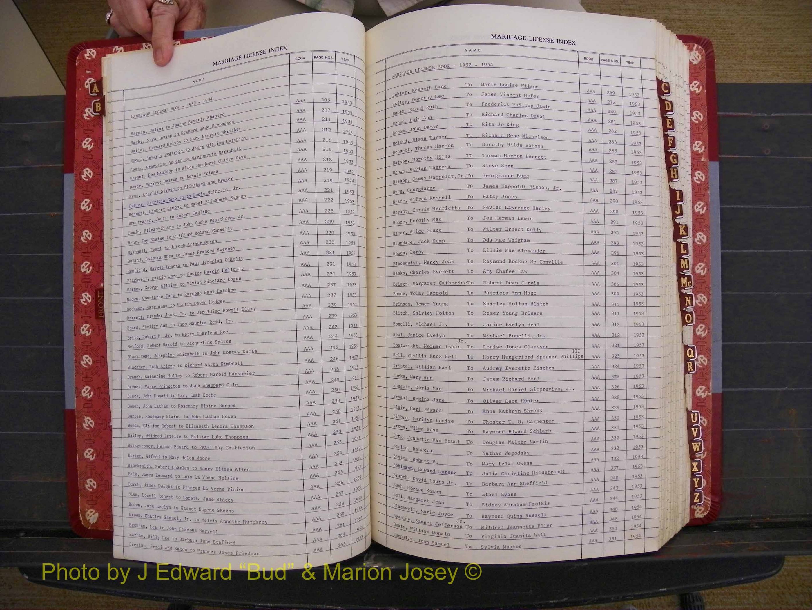 Richmond Marriages 1942-1956, Index B (131).JPG