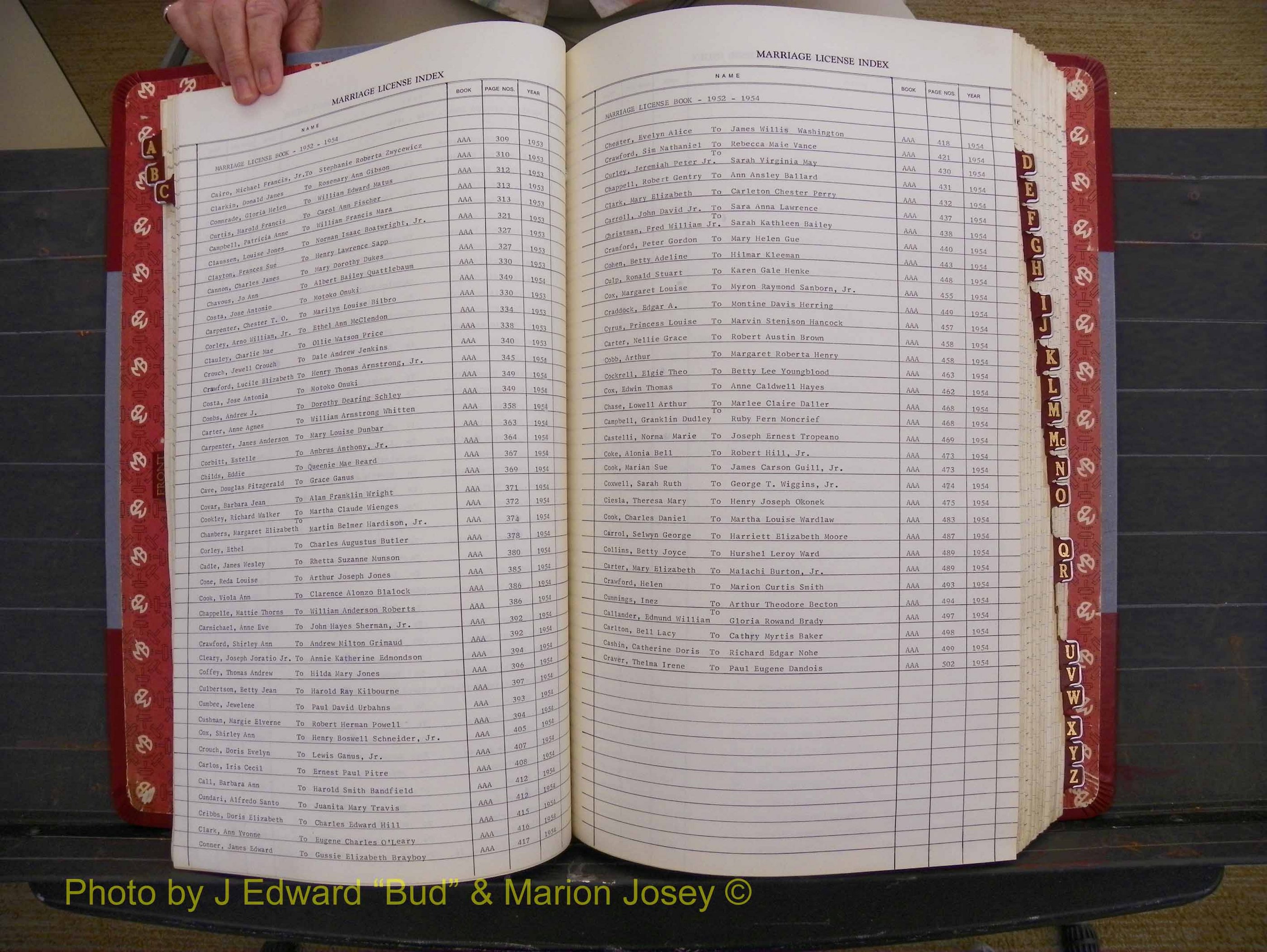Richmond Marriages 1942-1956, Index C (151).JPG