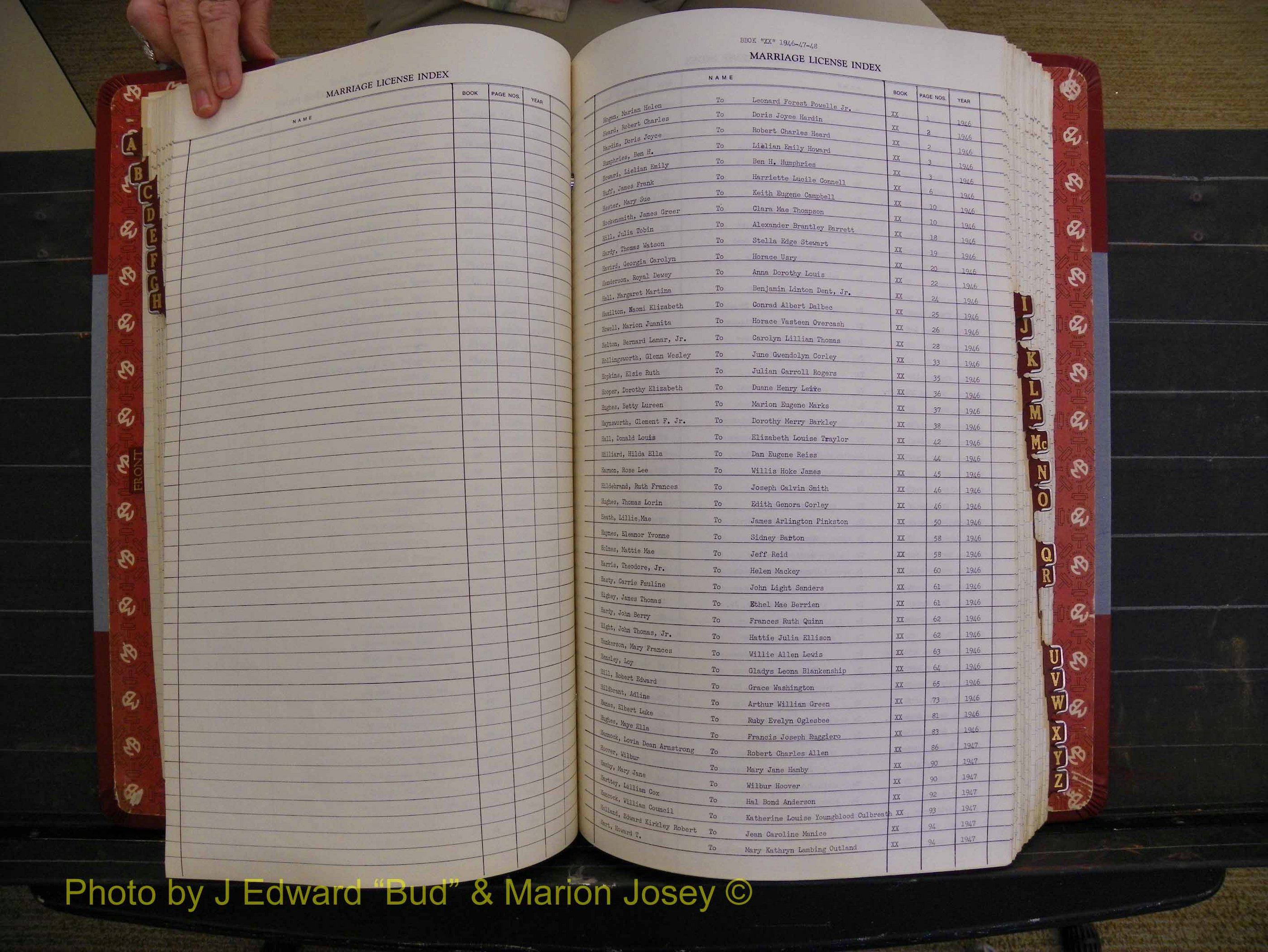 Richmond Marriages 1942-1956, Index H (205).JPG
