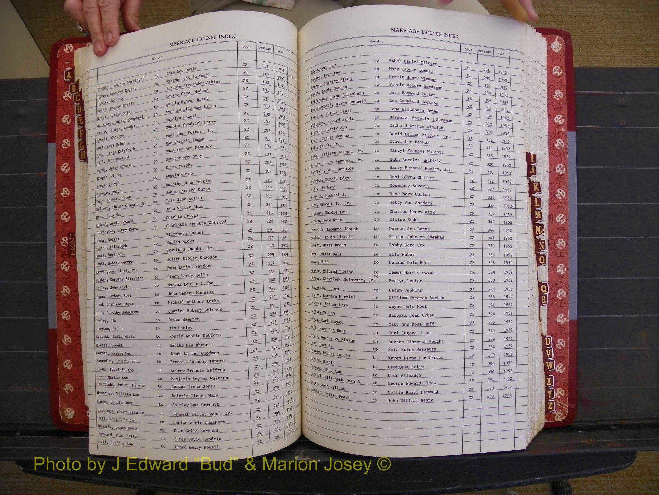 Richmond Marriages 1942-1956, Index H (212).JPG