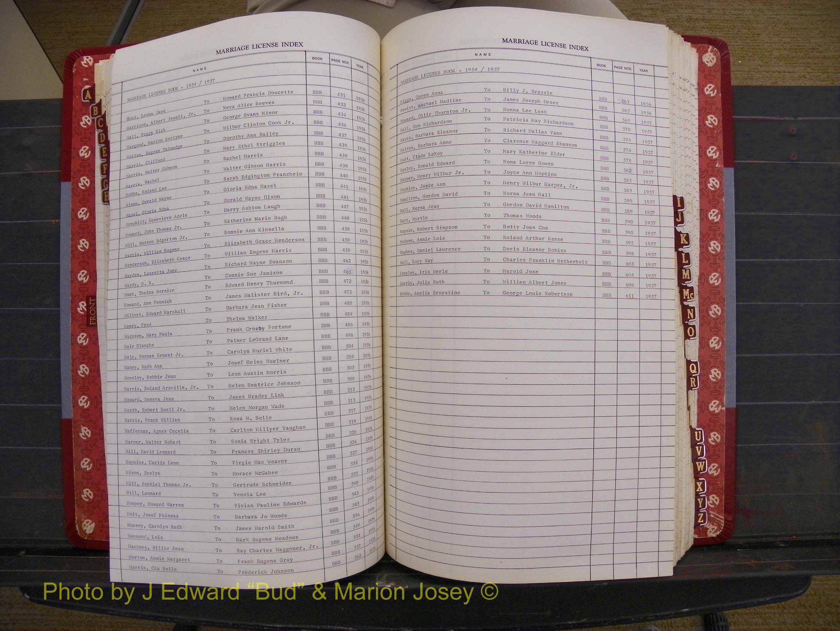 Richmond Marriages 1942-1956, Index H (218).JPG