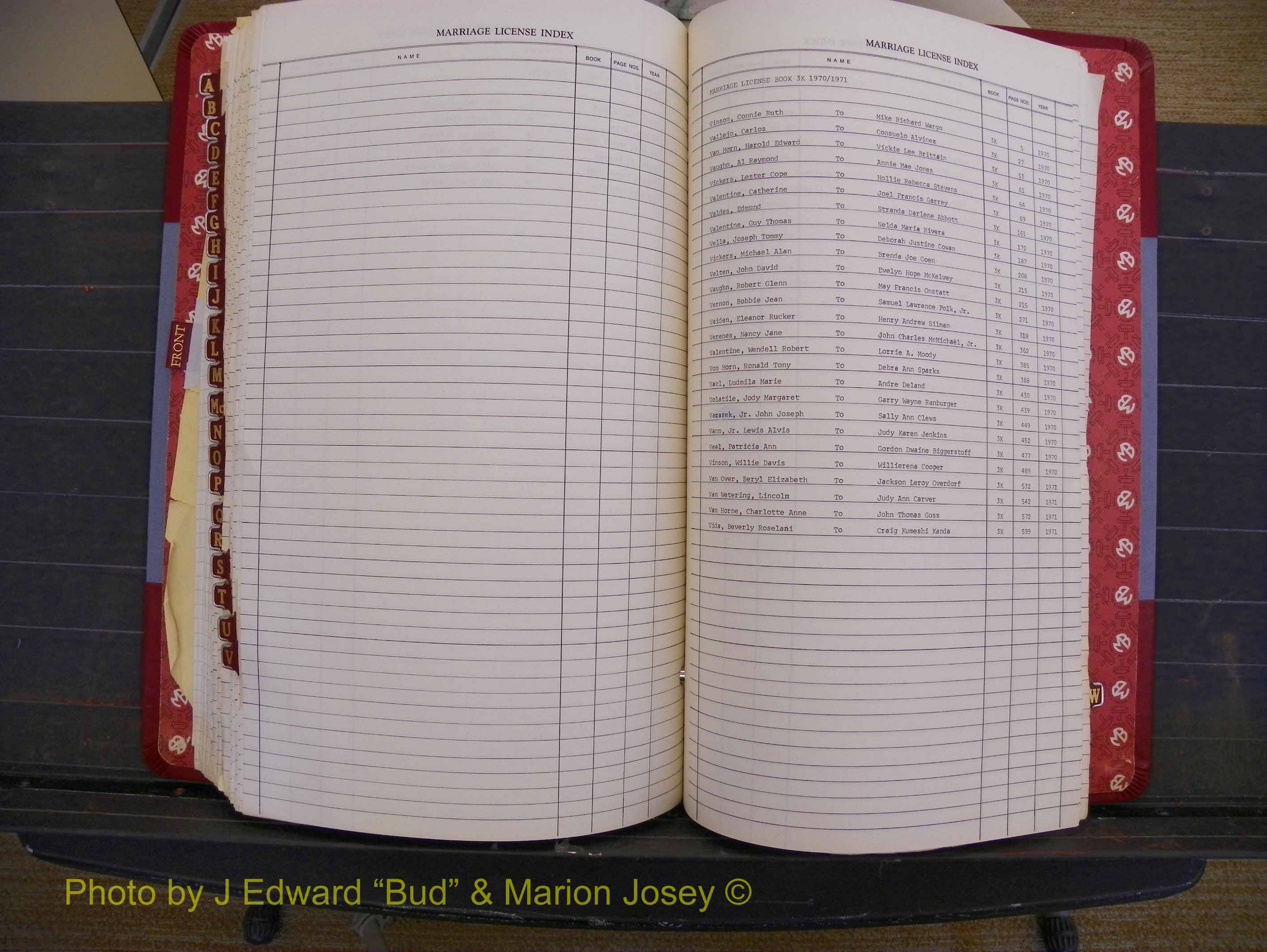 Richmond Marriages 1970-1975, Index V (282).JPG