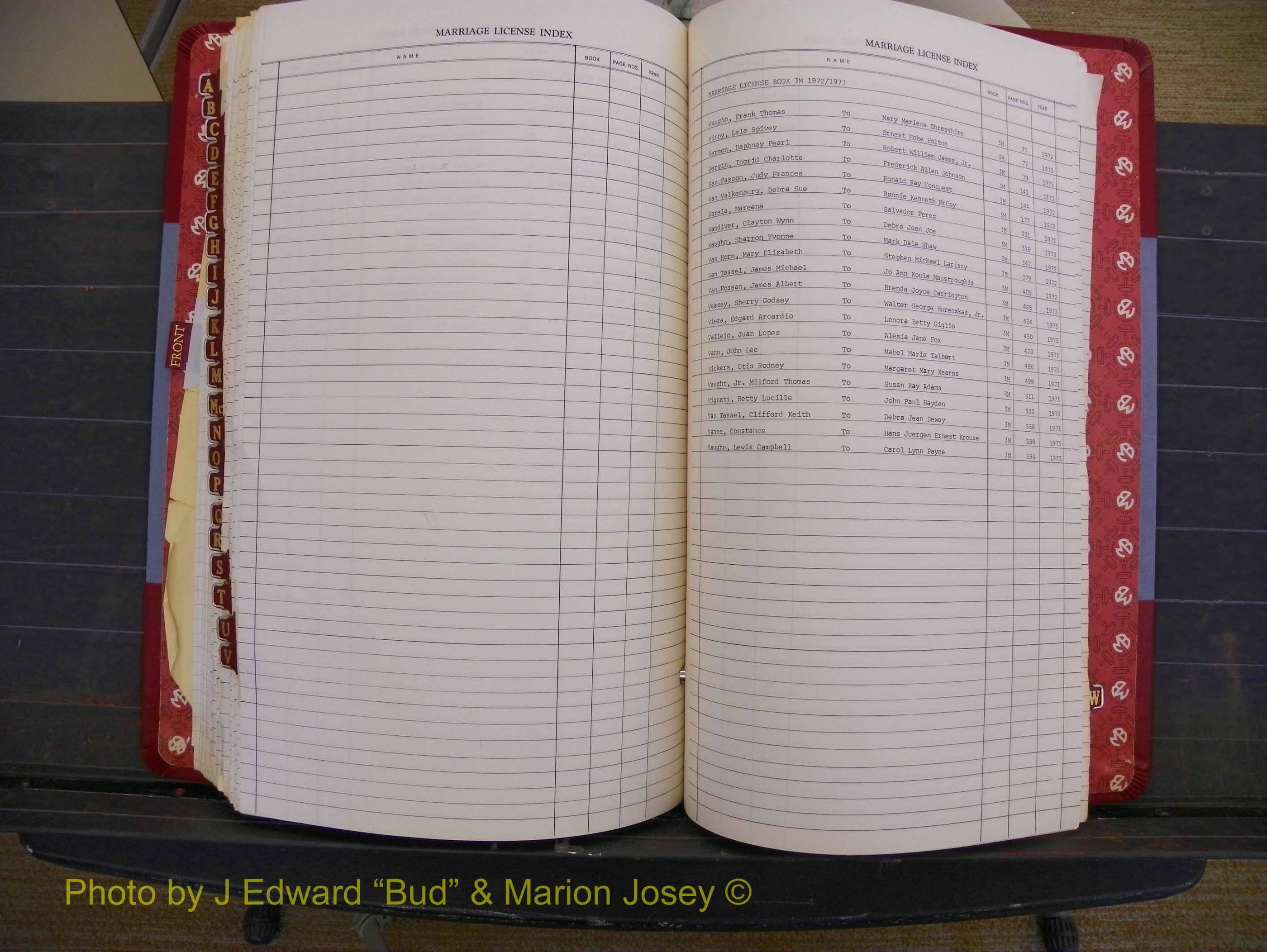 Richmond Marriages 1970-1975, Index V (284).JPG