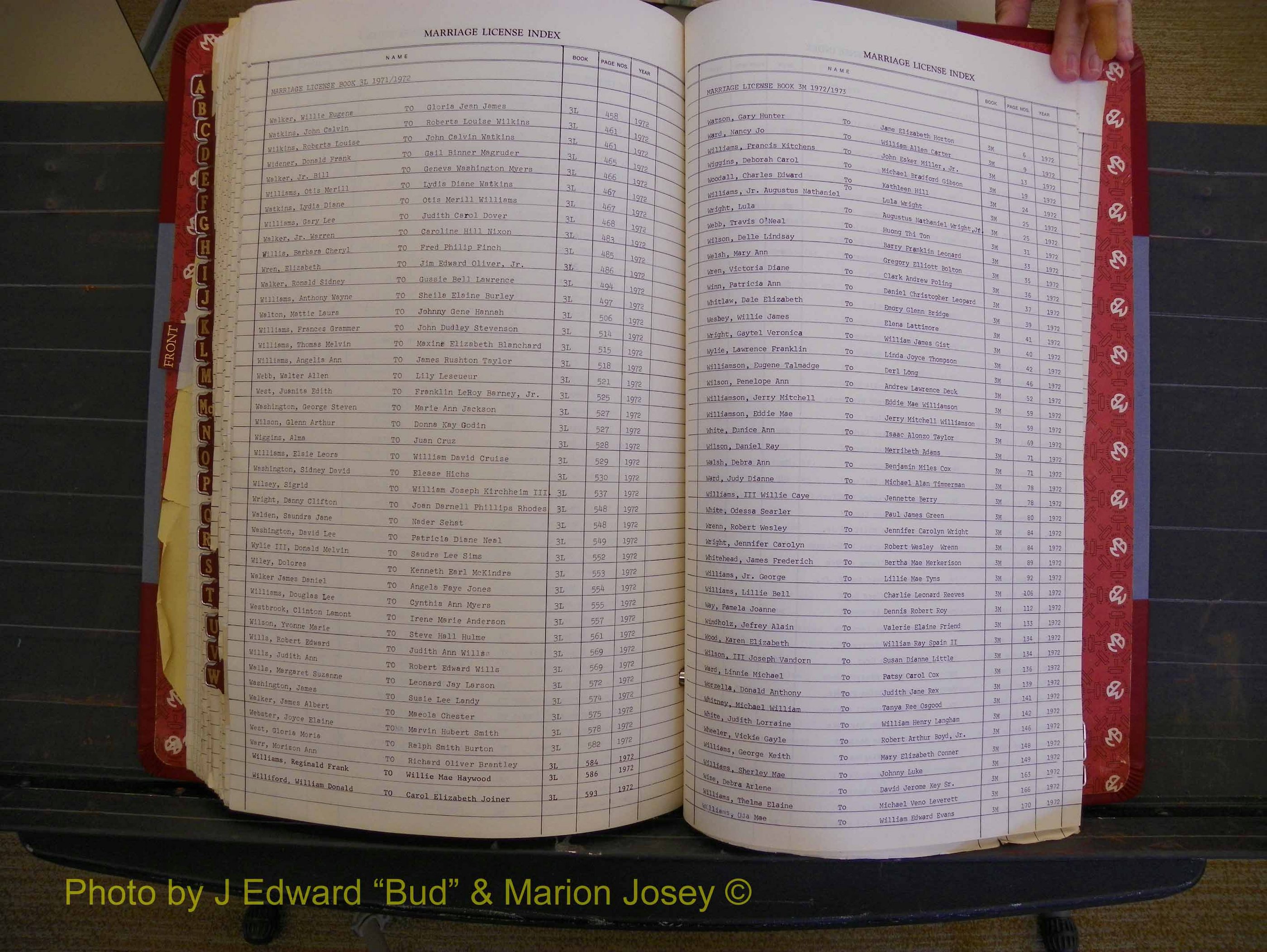 Richmond Marriages 1970-1975, Index W (293).JPG