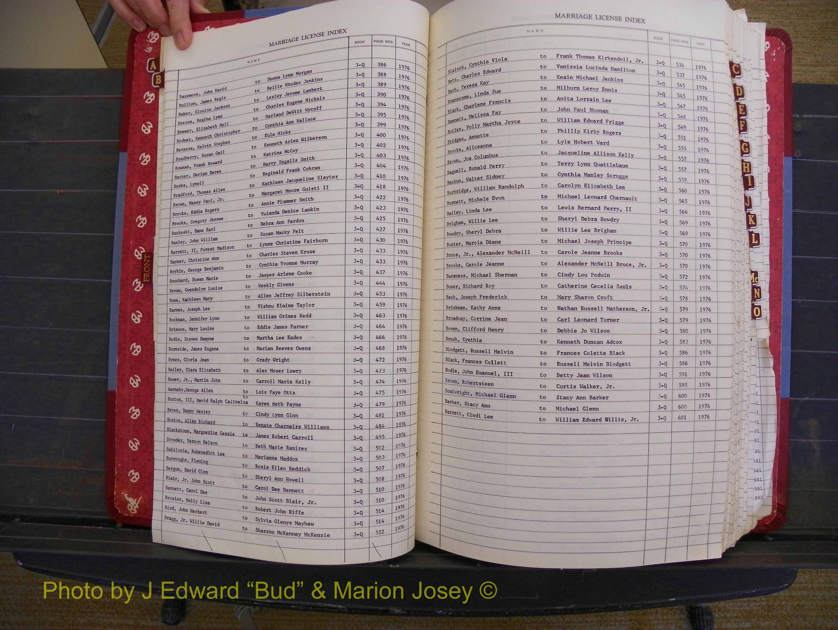 Richmond Marriages 1975-1981, Index B (117).JPG