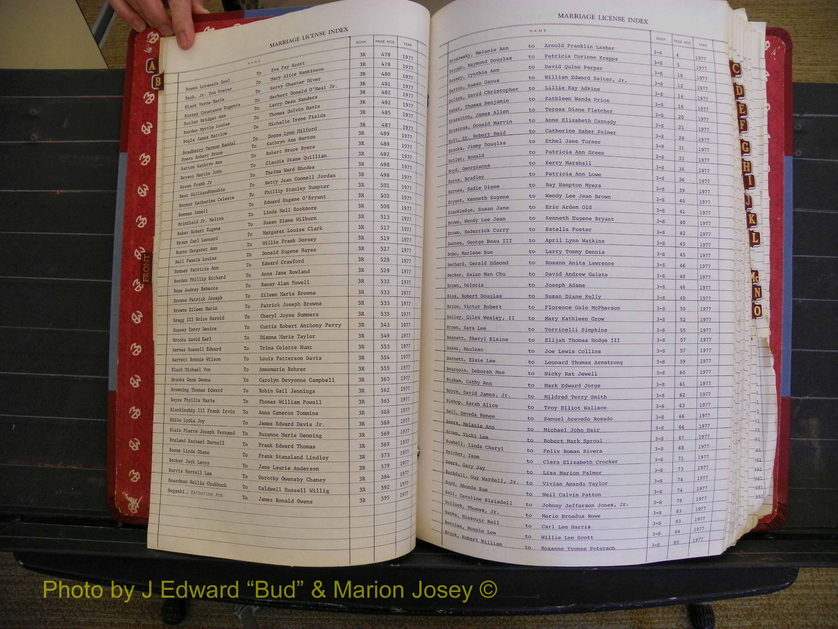 Richmond Marriages 1975-1981, Index B (123).JPG