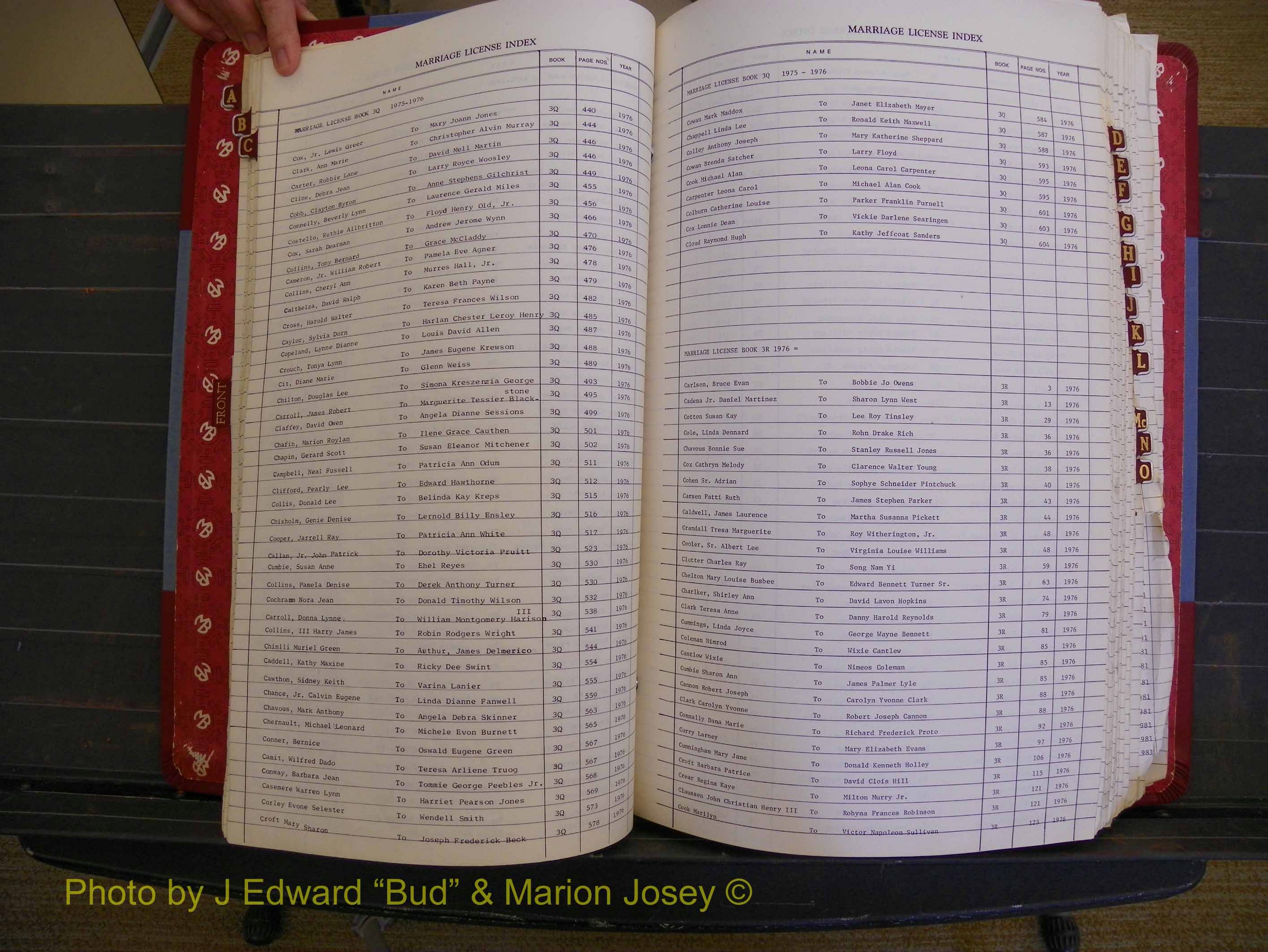 Richmond Marriages 1975-1981, Index C (144).JPG