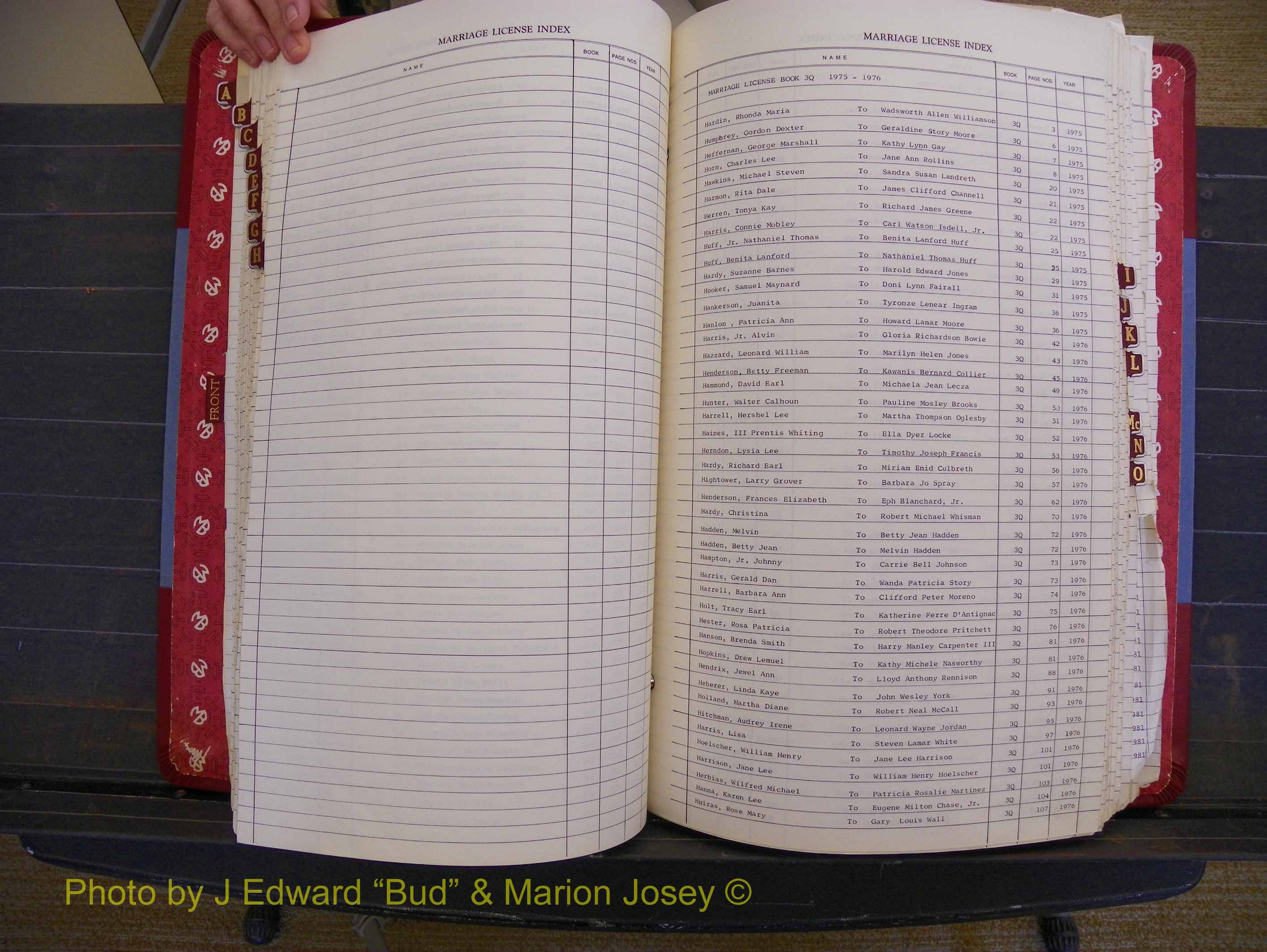 Richmond Marriages 1975-1981, Index H (215).JPG