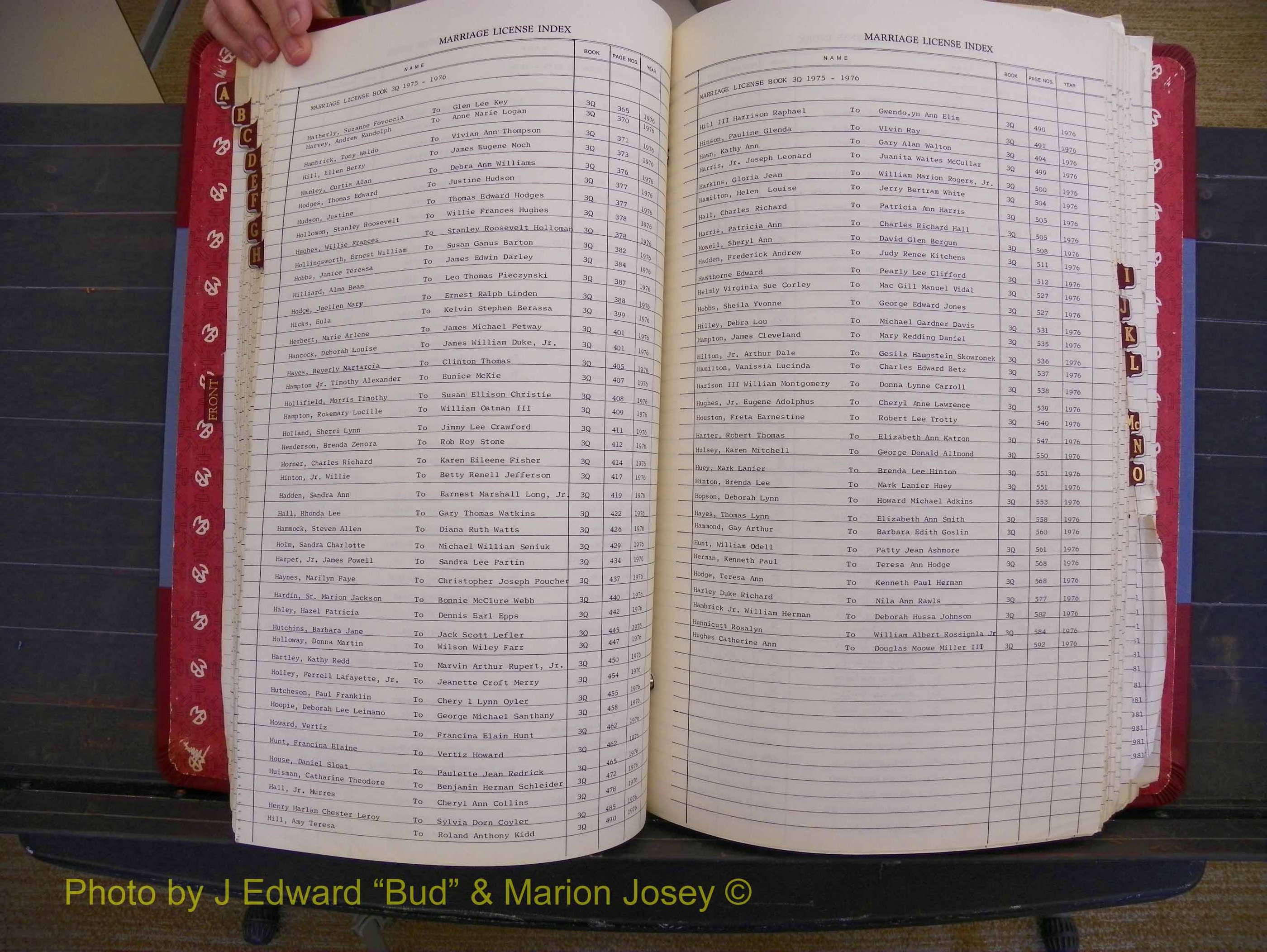 Richmond Marriages 1975-1981, Index H (217).JPG