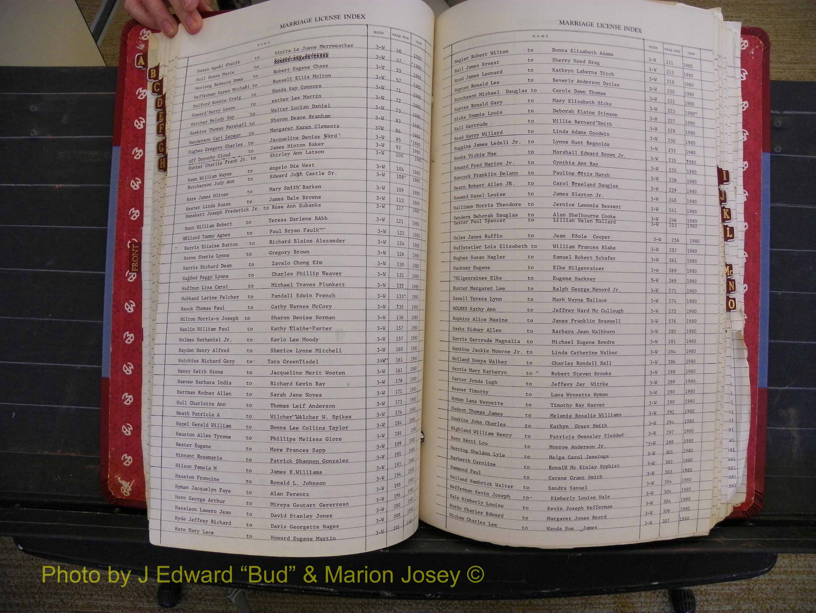 Richmond Marriages 1975-1981, Index H (232).JPG