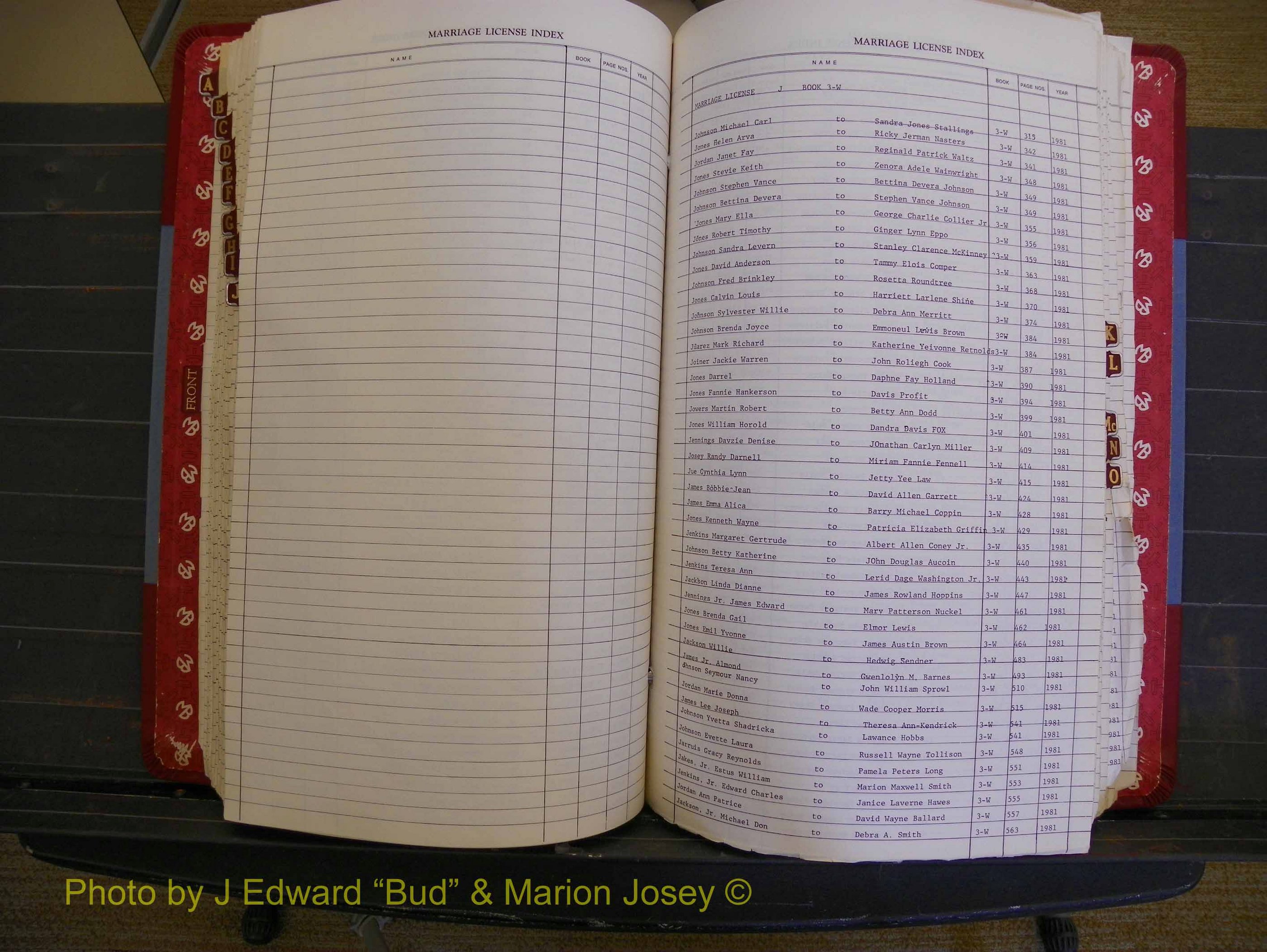 Richmond Marriages 1975-1981, Index J (255).JPG