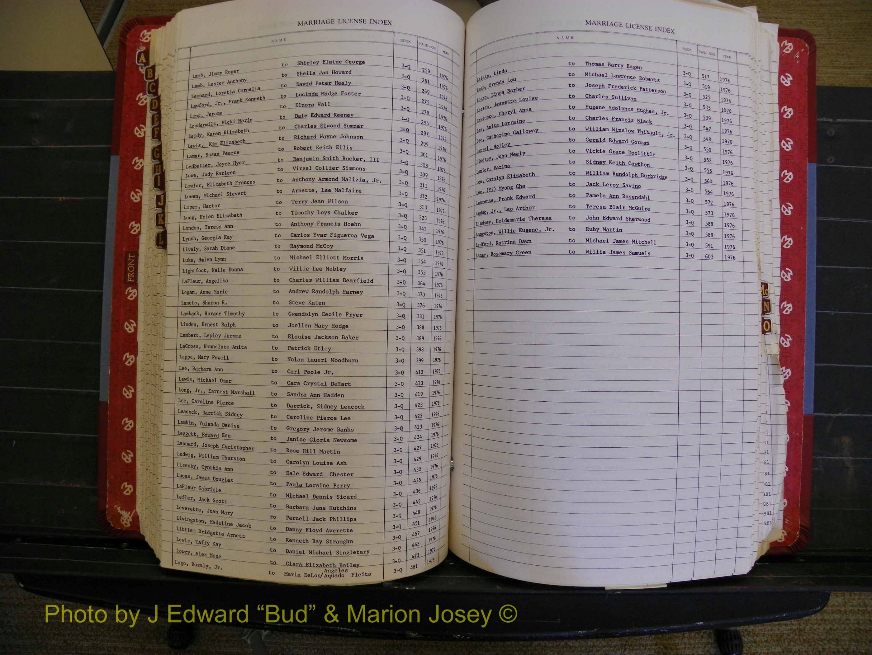 Richmond Marriages 1975-1981, Index L (271).JPG