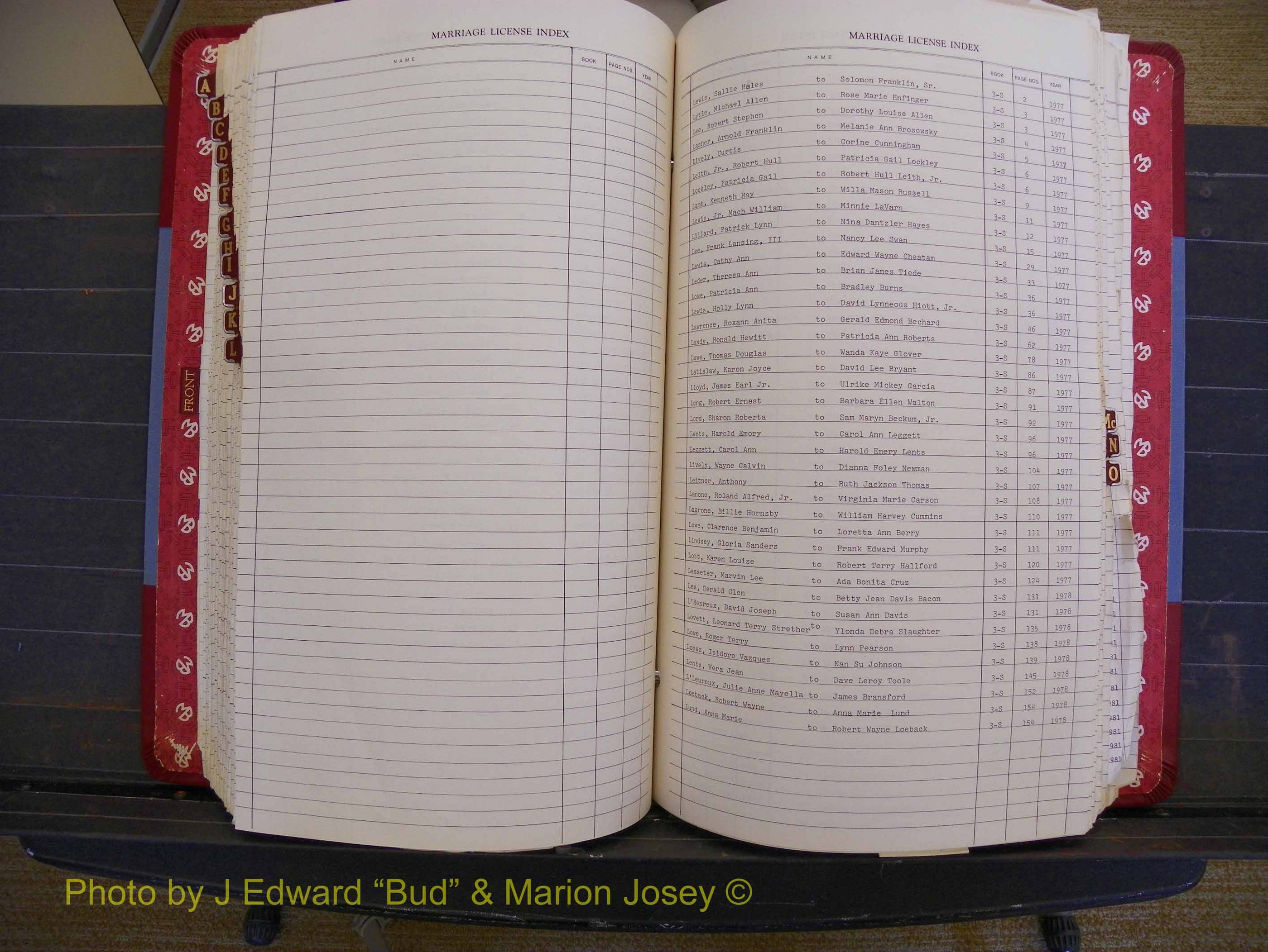 Richmond Marriages 1975-1981, Index L (274).JPG
