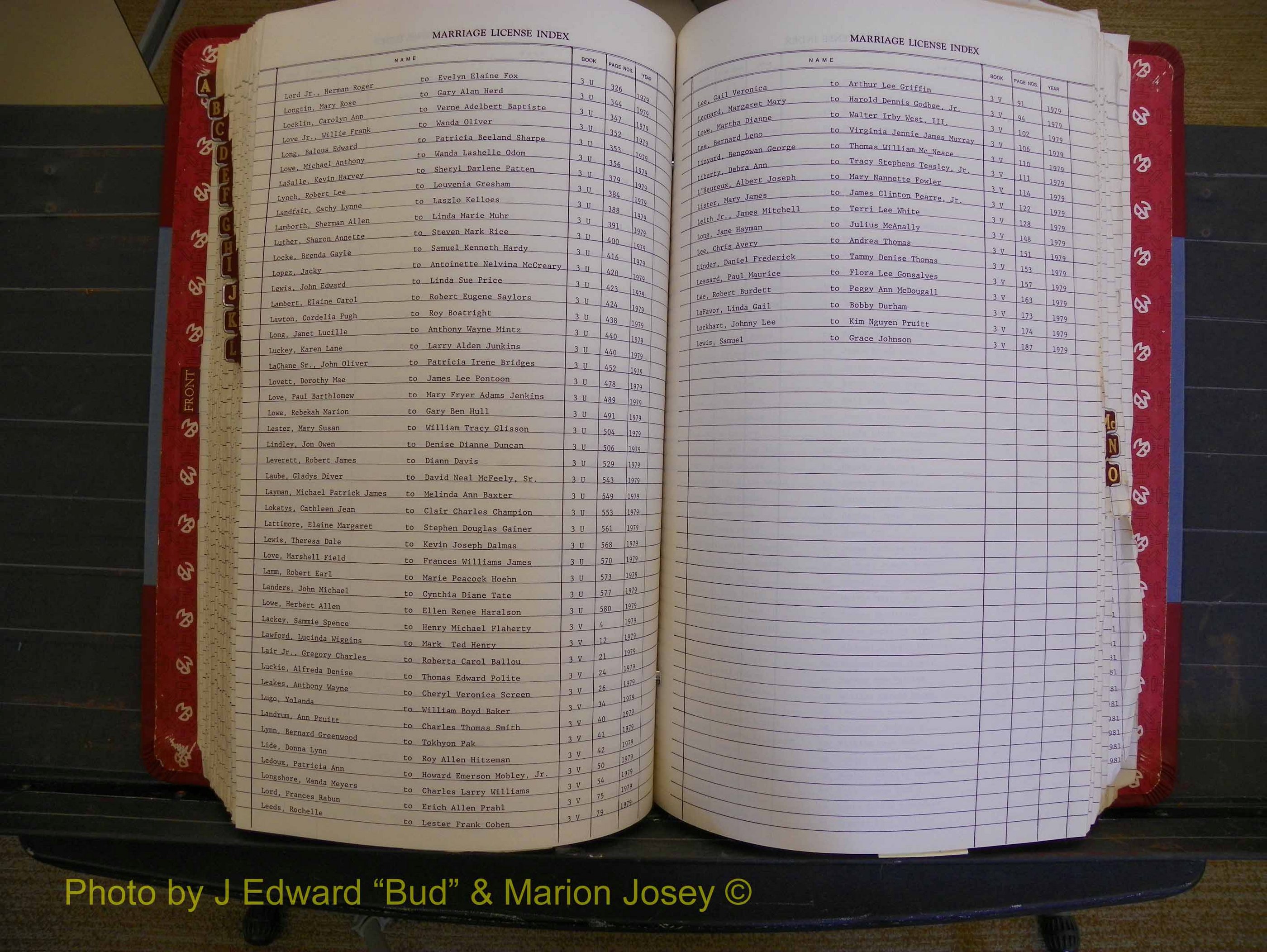 Richmond Marriages 1975-1981, Index L (278).JPG