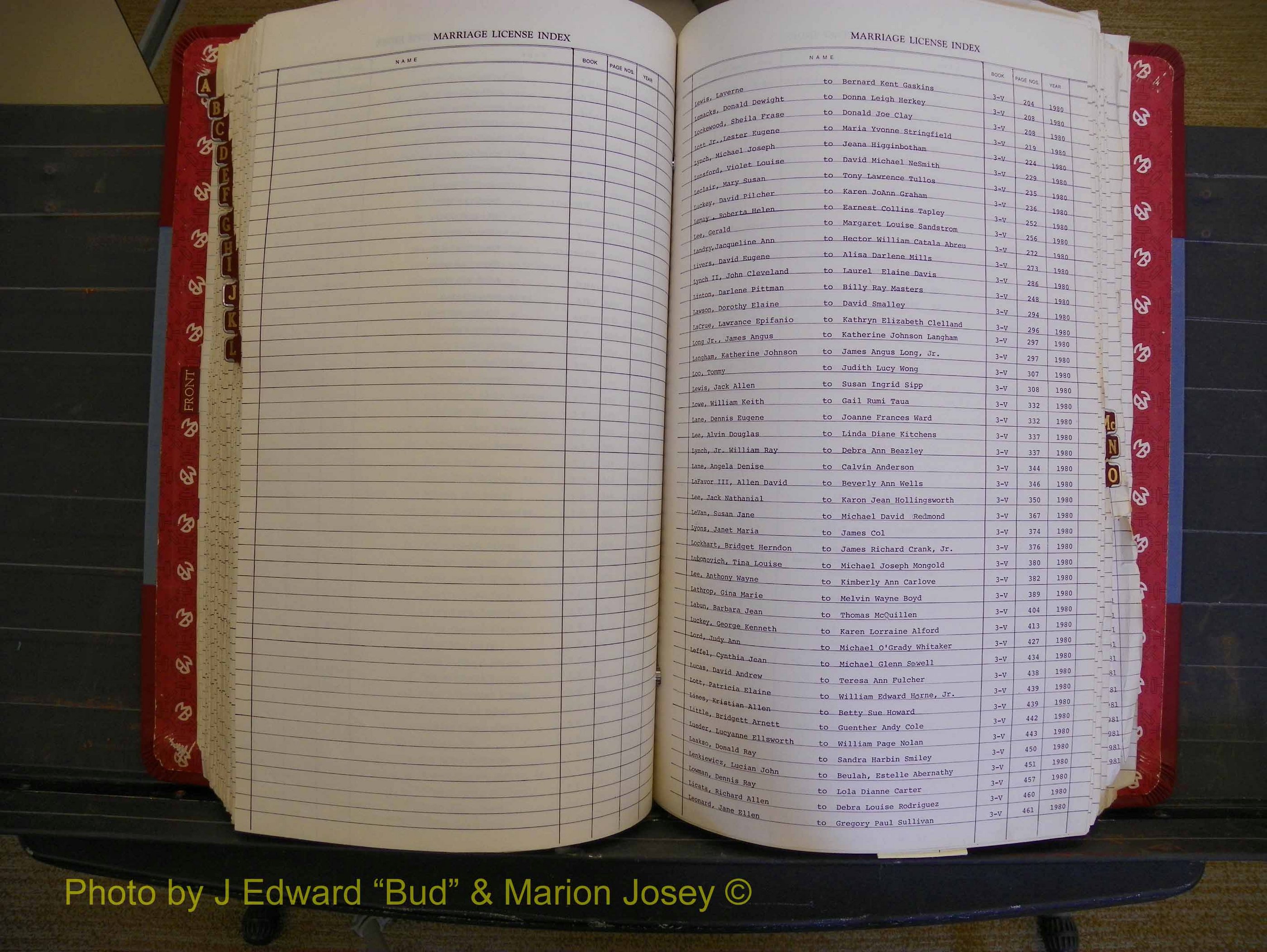Richmond Marriages 1975-1981, Index L (279).JPG