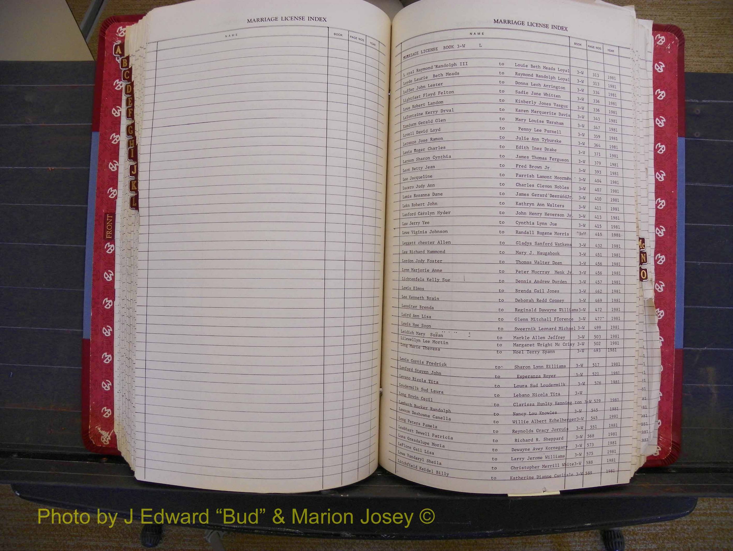Richmond Marriages 1975-1981, Index L (281).JPG