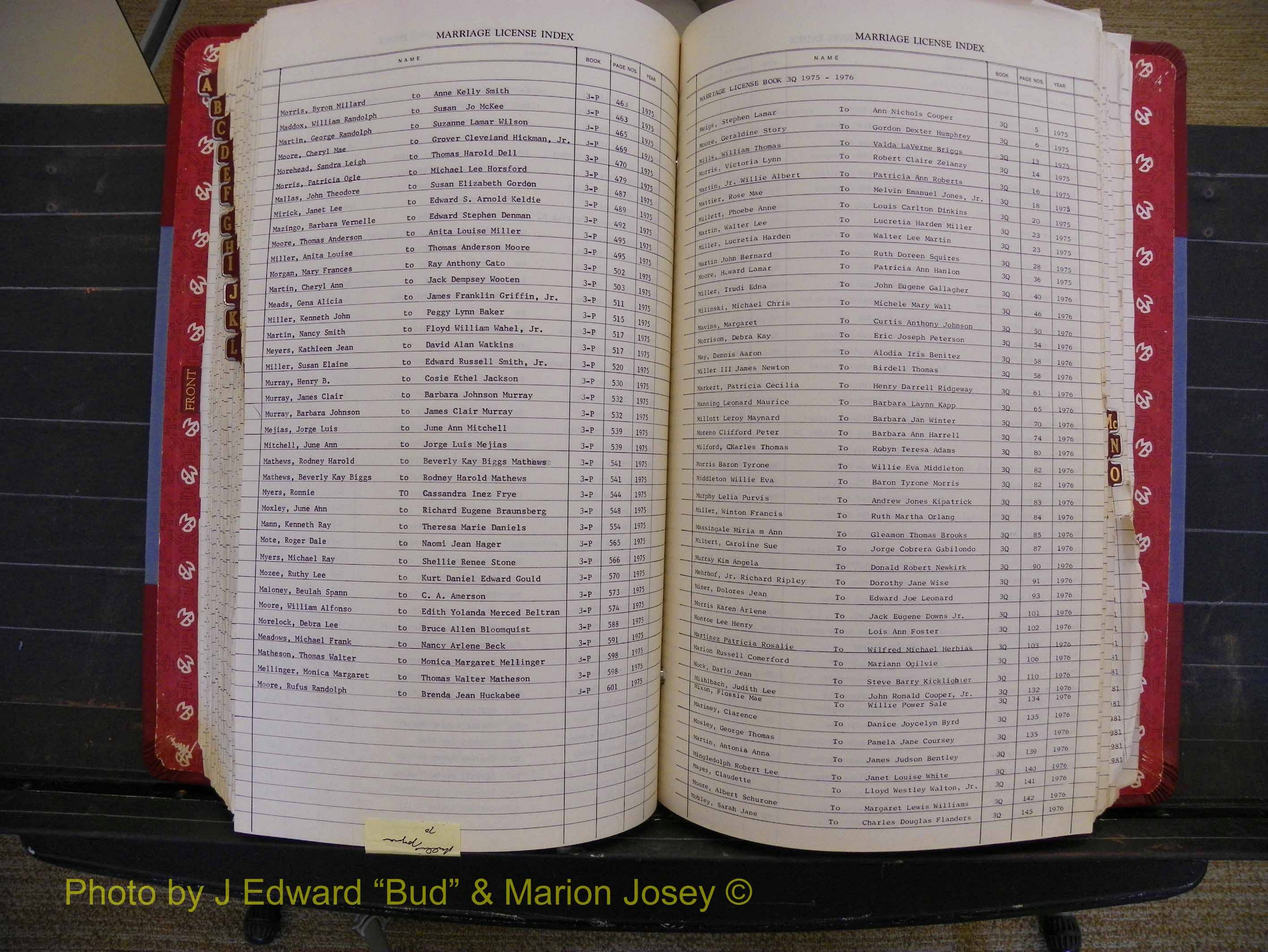 Richmond Marriages 1975-1981, Index M (286).JPG