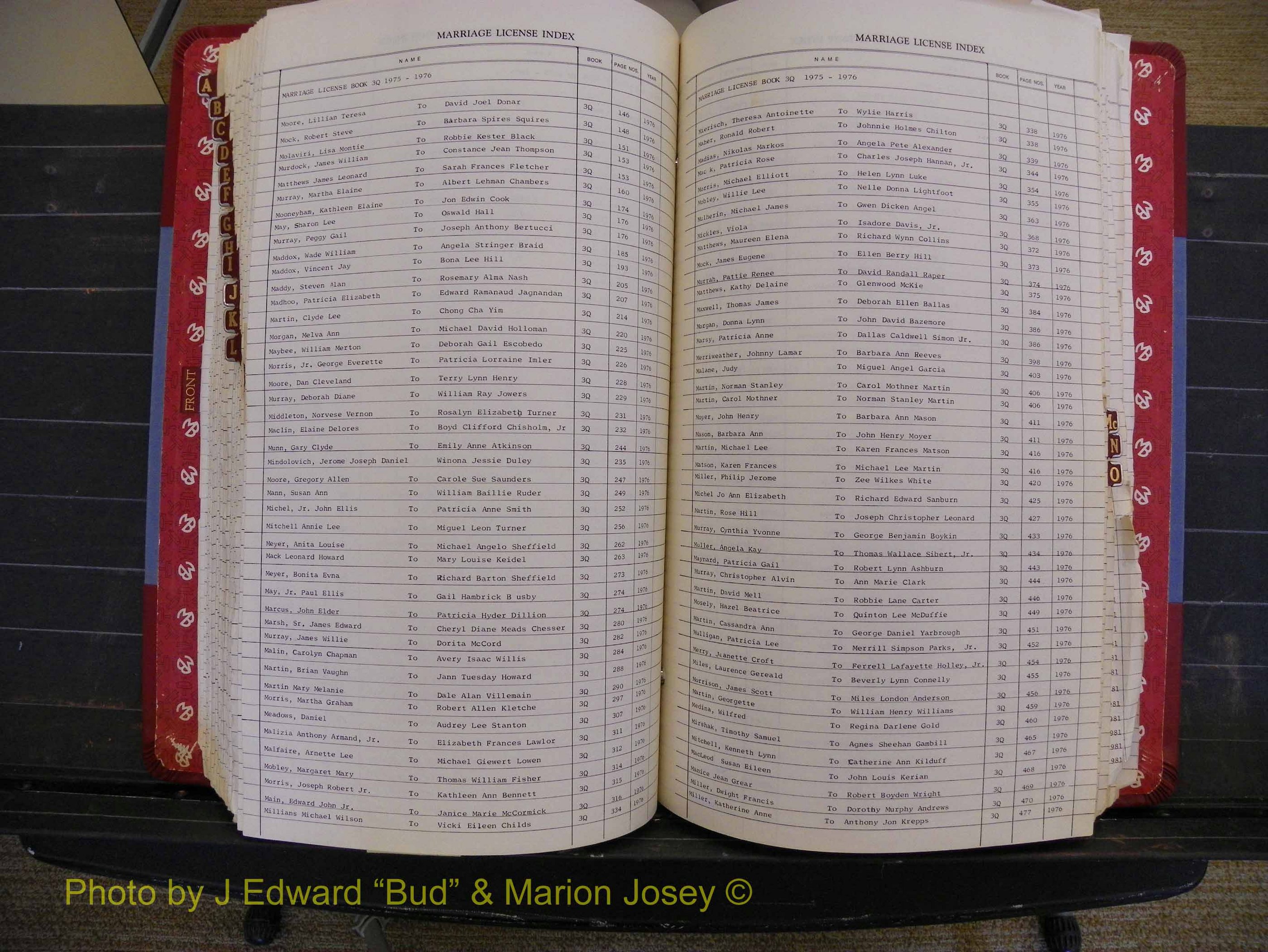 Richmond Marriages 1975-1981, Index M (287).JPG