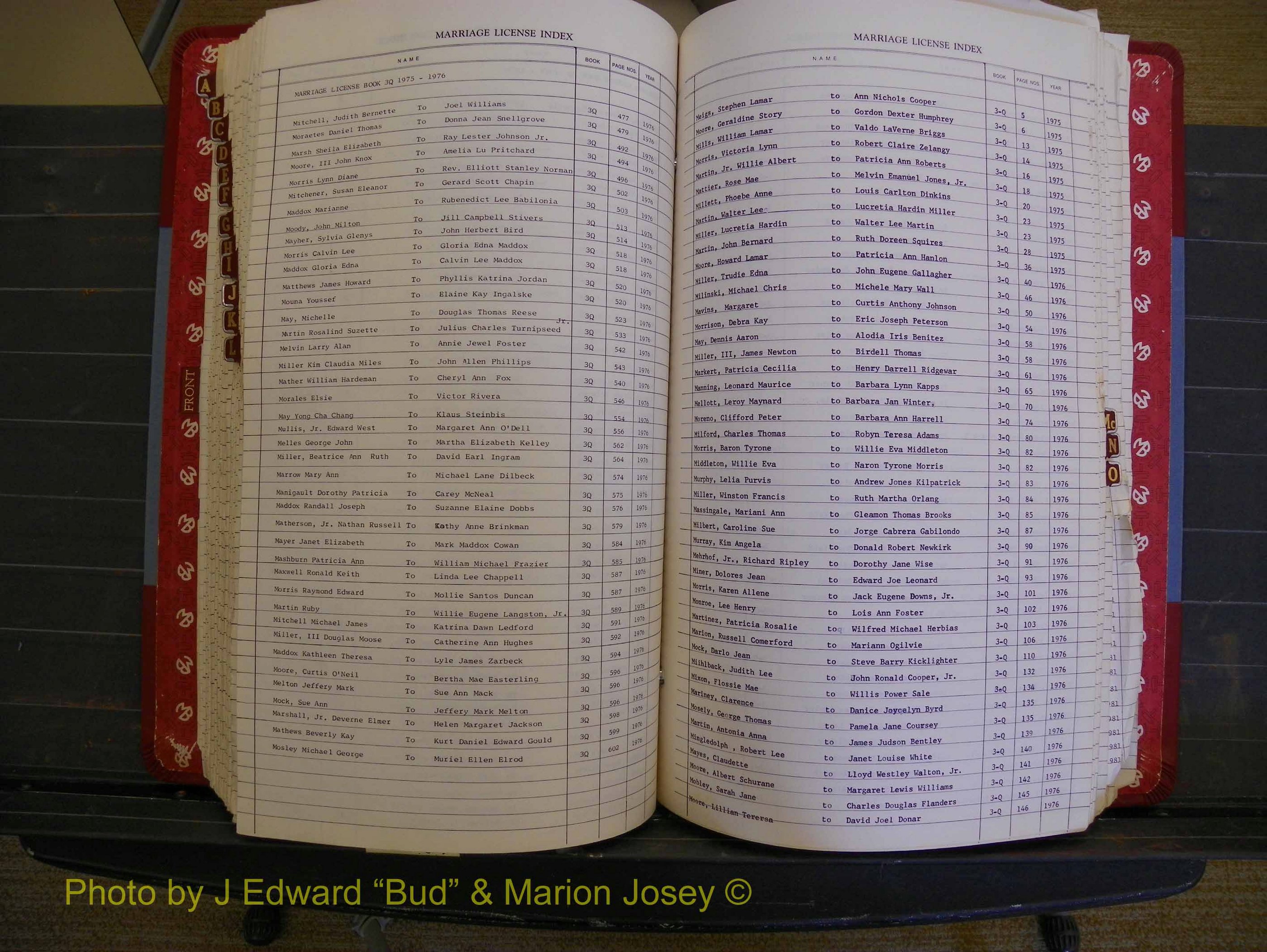 Richmond Marriages 1975-1981, Index M (288).JPG