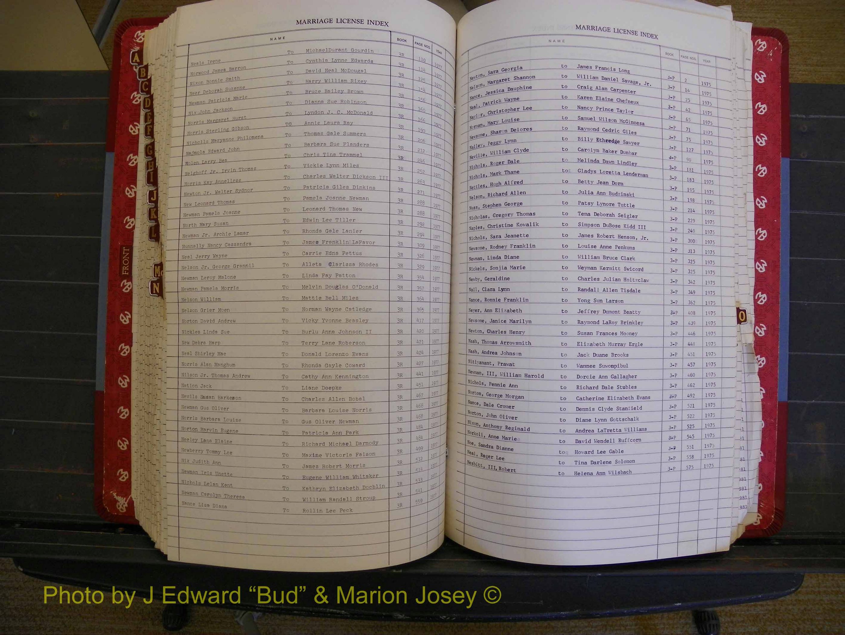 Richmond Marriages 1975-1981, Index N (314).JPG