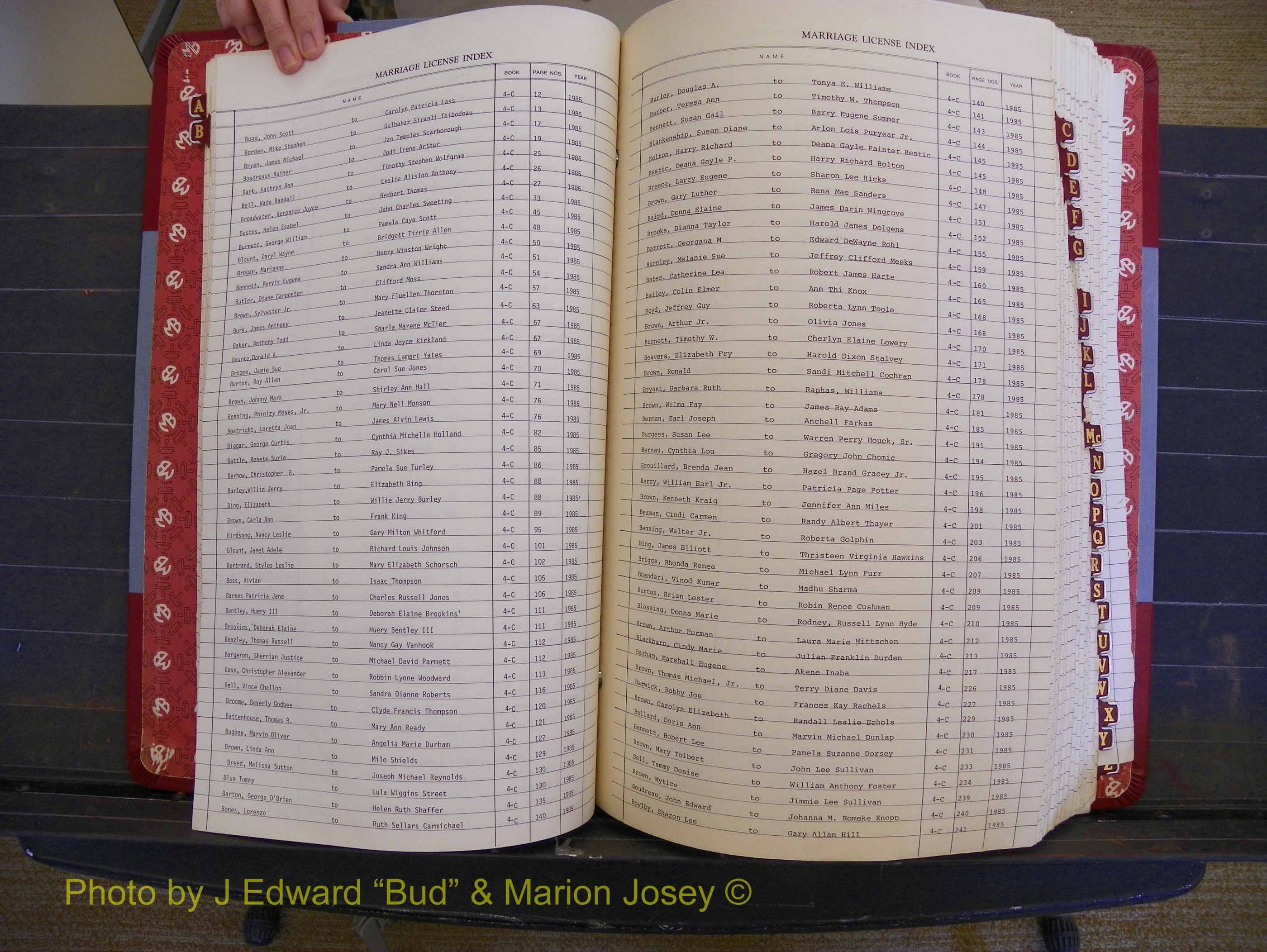 Richmond Marriages 1982-1988, Index B (124).JPG