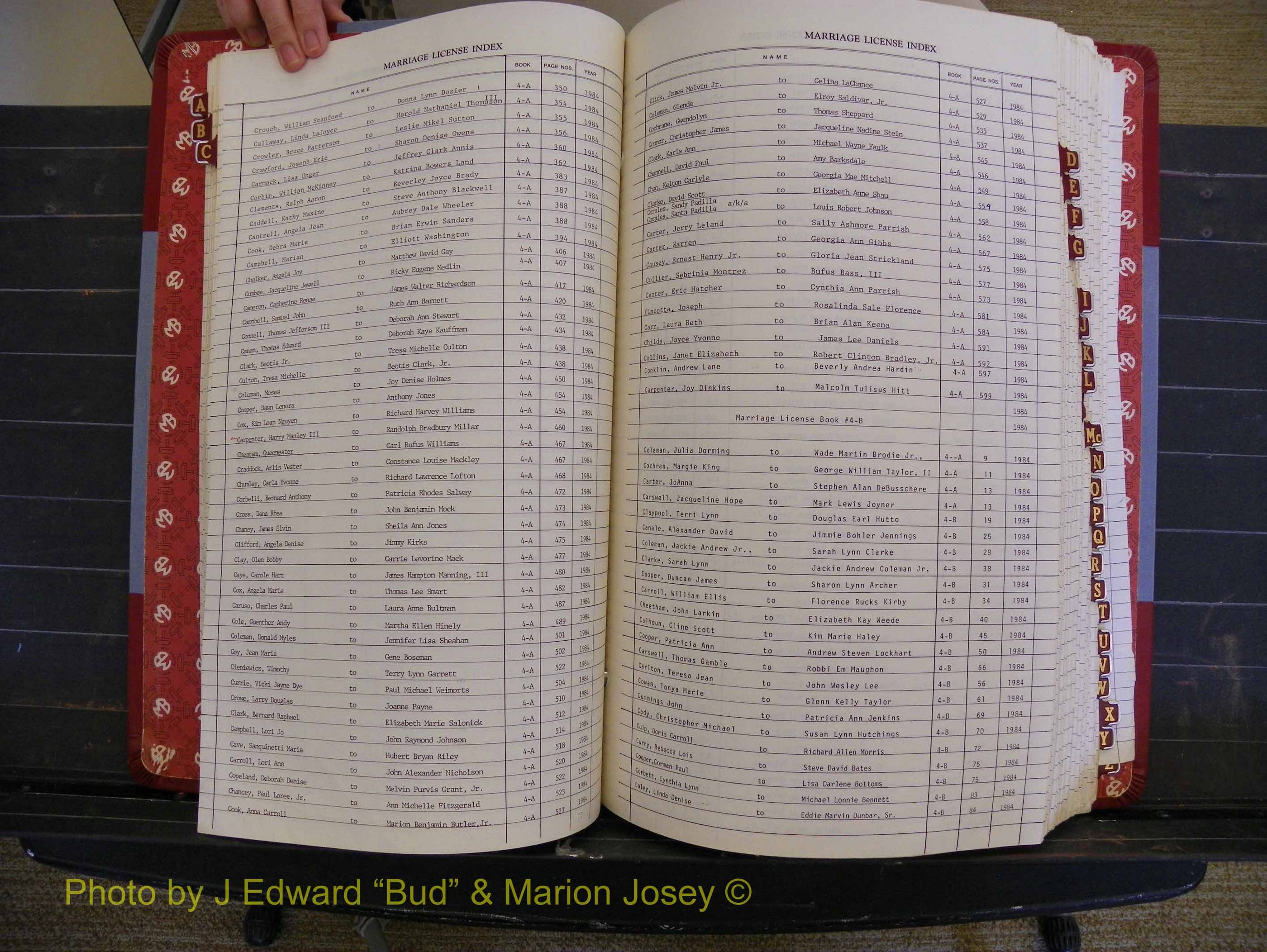 Richmond Marriages 1982-1988, Index C (142).JPG