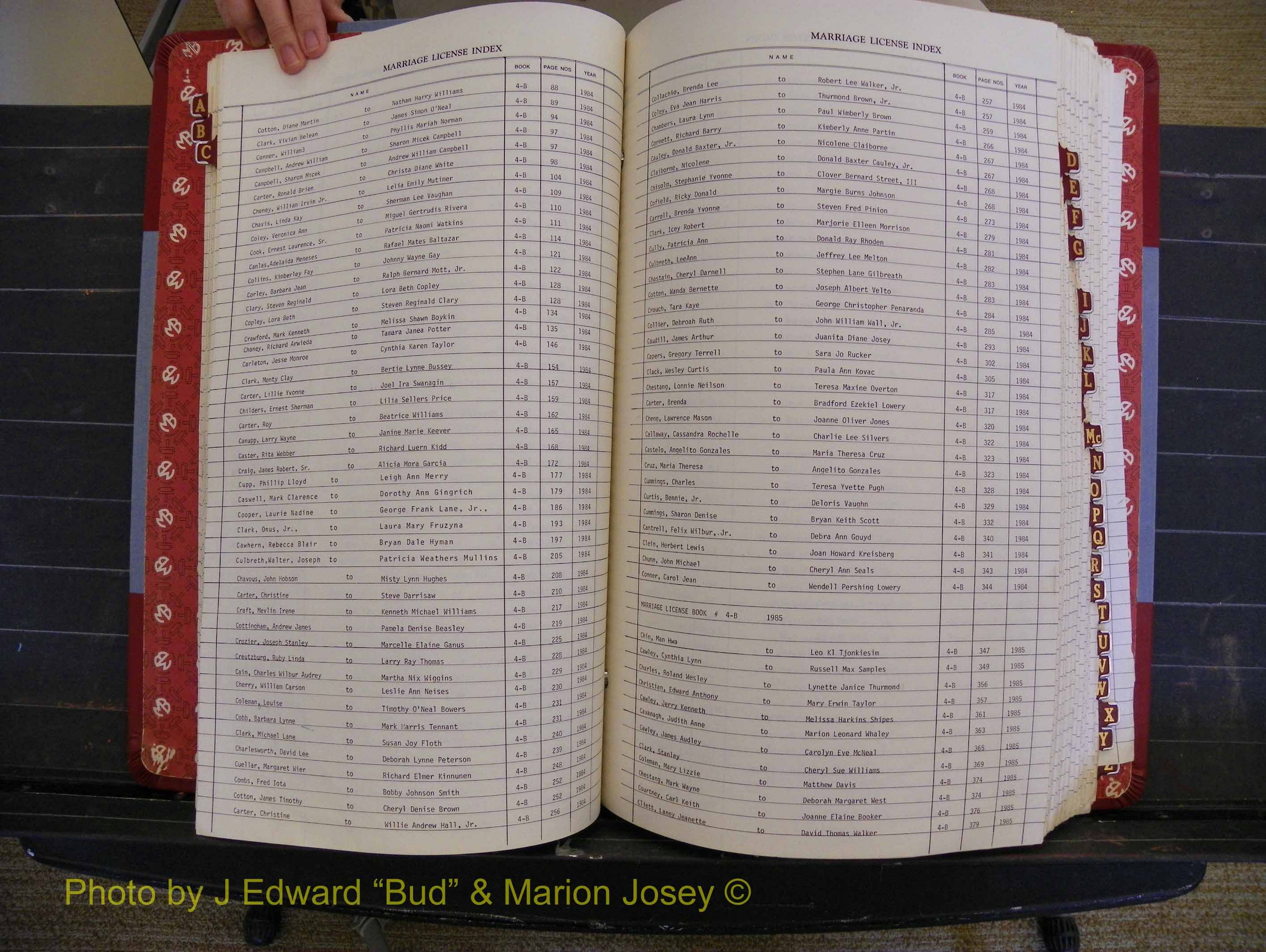 Richmond Marriages 1982-1988, Index C (144).JPG