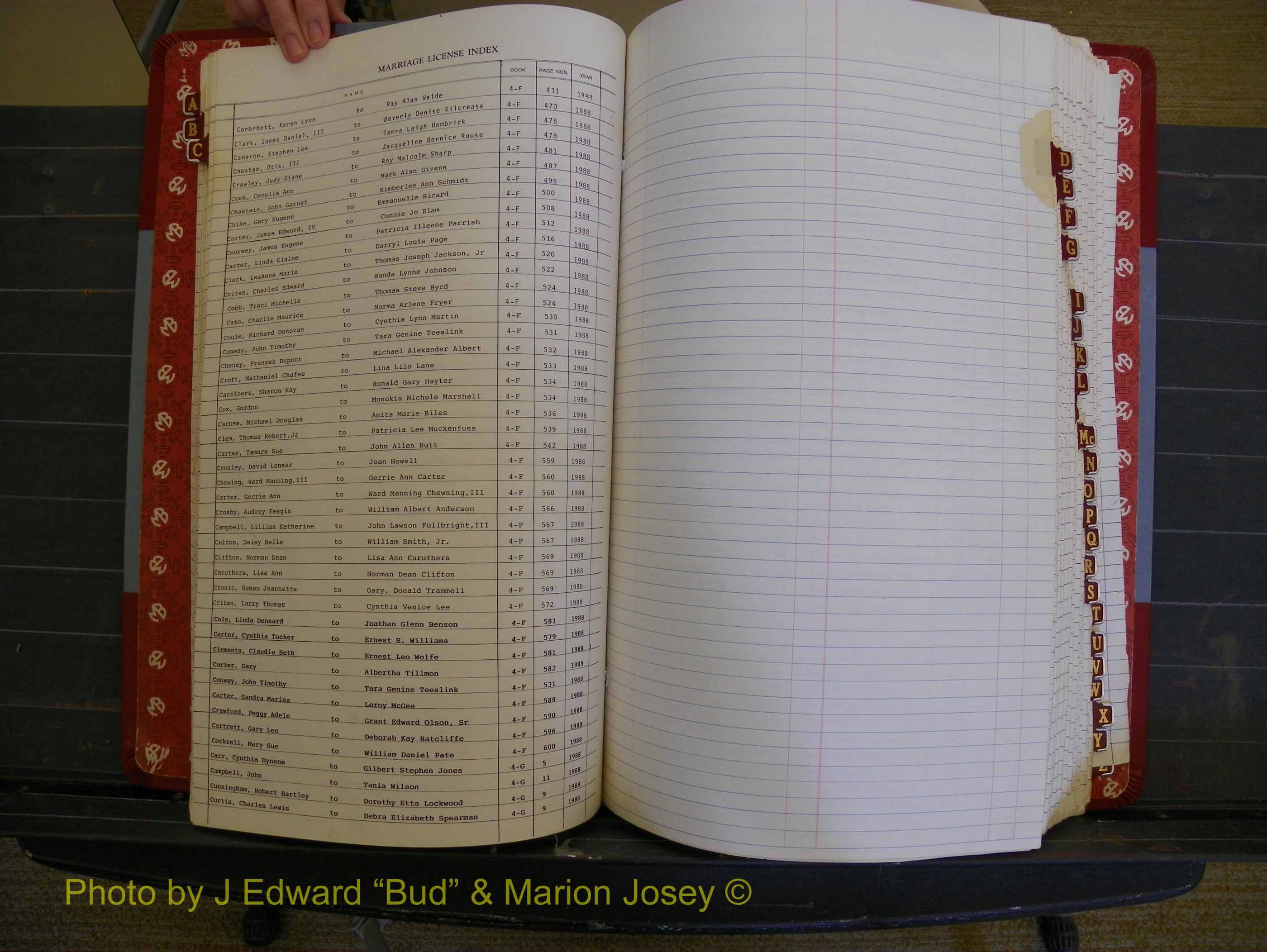 Richmond Marriages 1982-1988, Index C (154).JPG