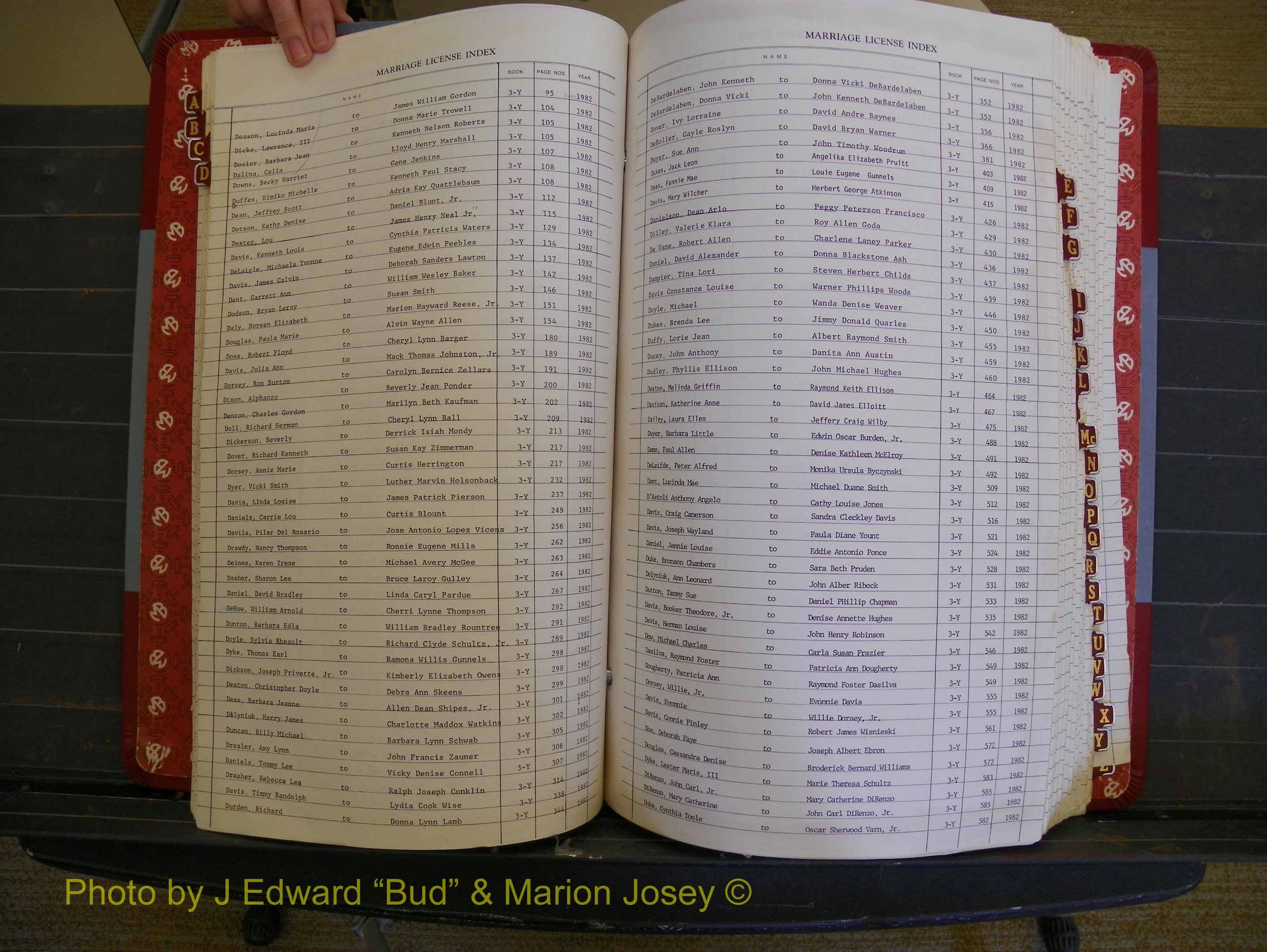 Richmond Marriages 1982-1988, Index D (157).JPG