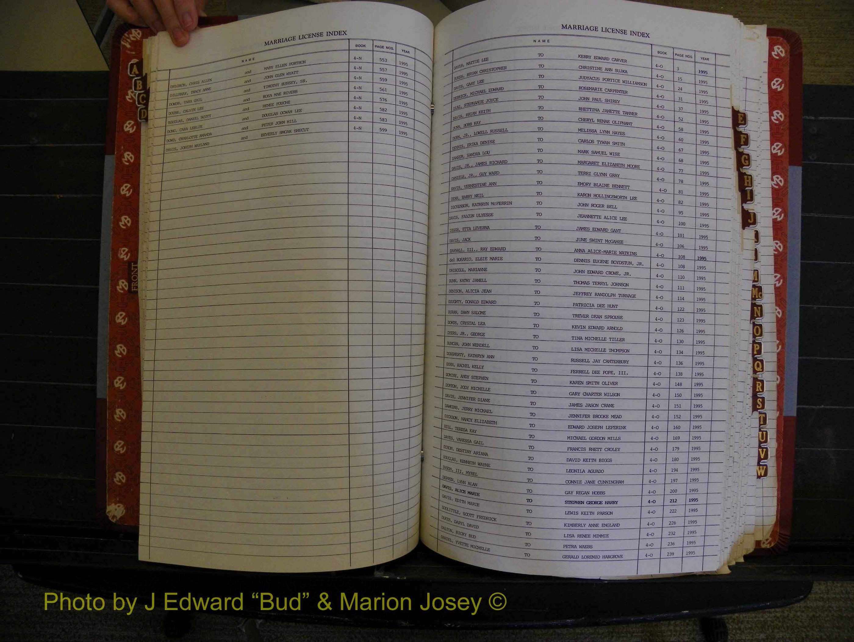 Richmond Marriages 1988-1995, Index D (164).JPG