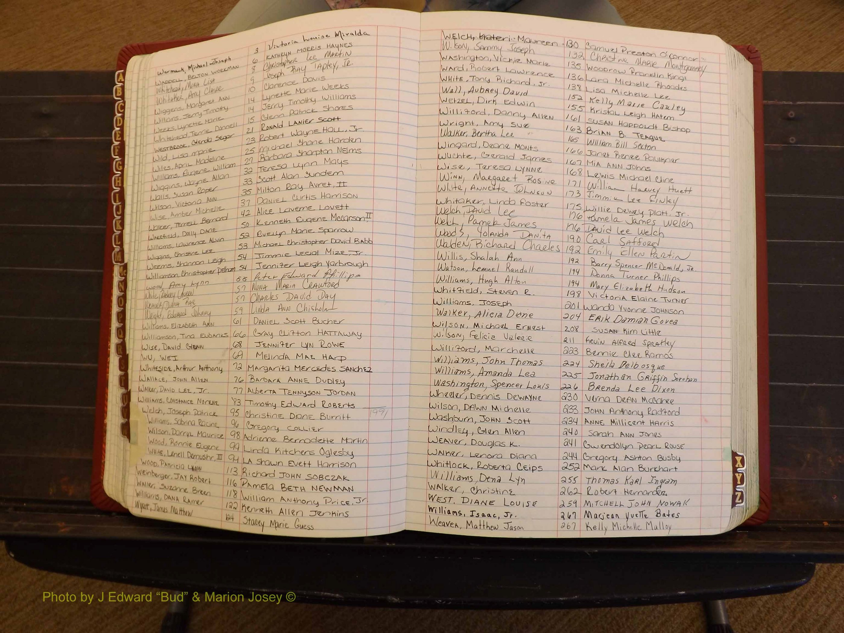 Richmond Marriages, 4J, 1990-1991 Index W (139).JPG