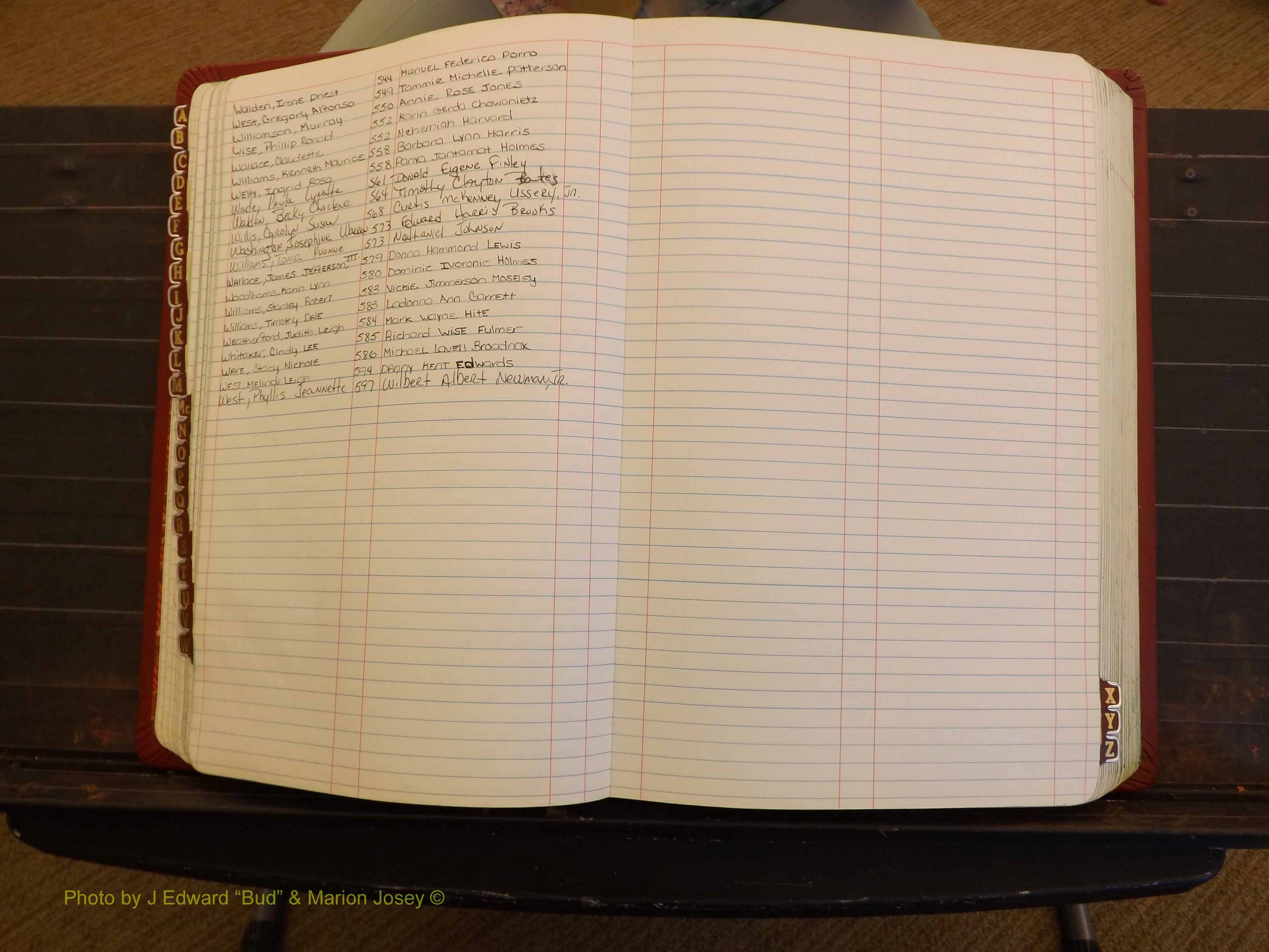 Richmond Marriages, 4J, 1990-1991 Index W (141).JPG